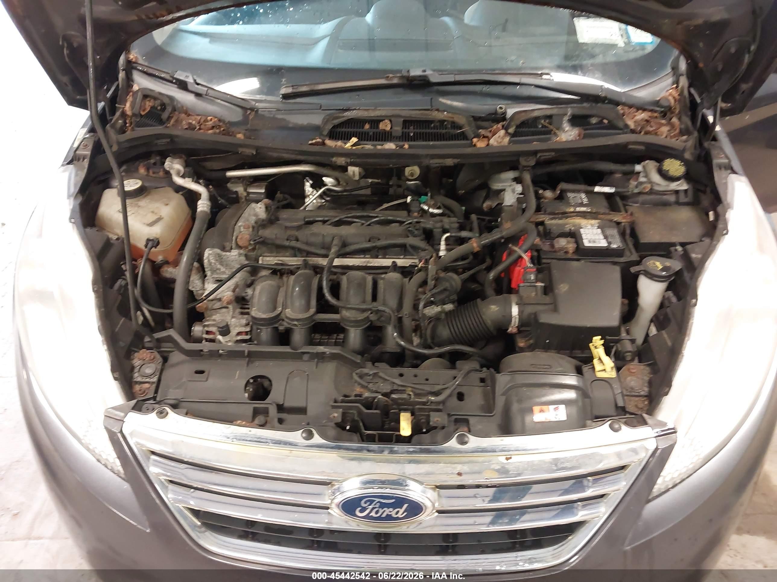 2012 Ford Fiesta Se Gray vin: 3FADP4BJ7CM150186