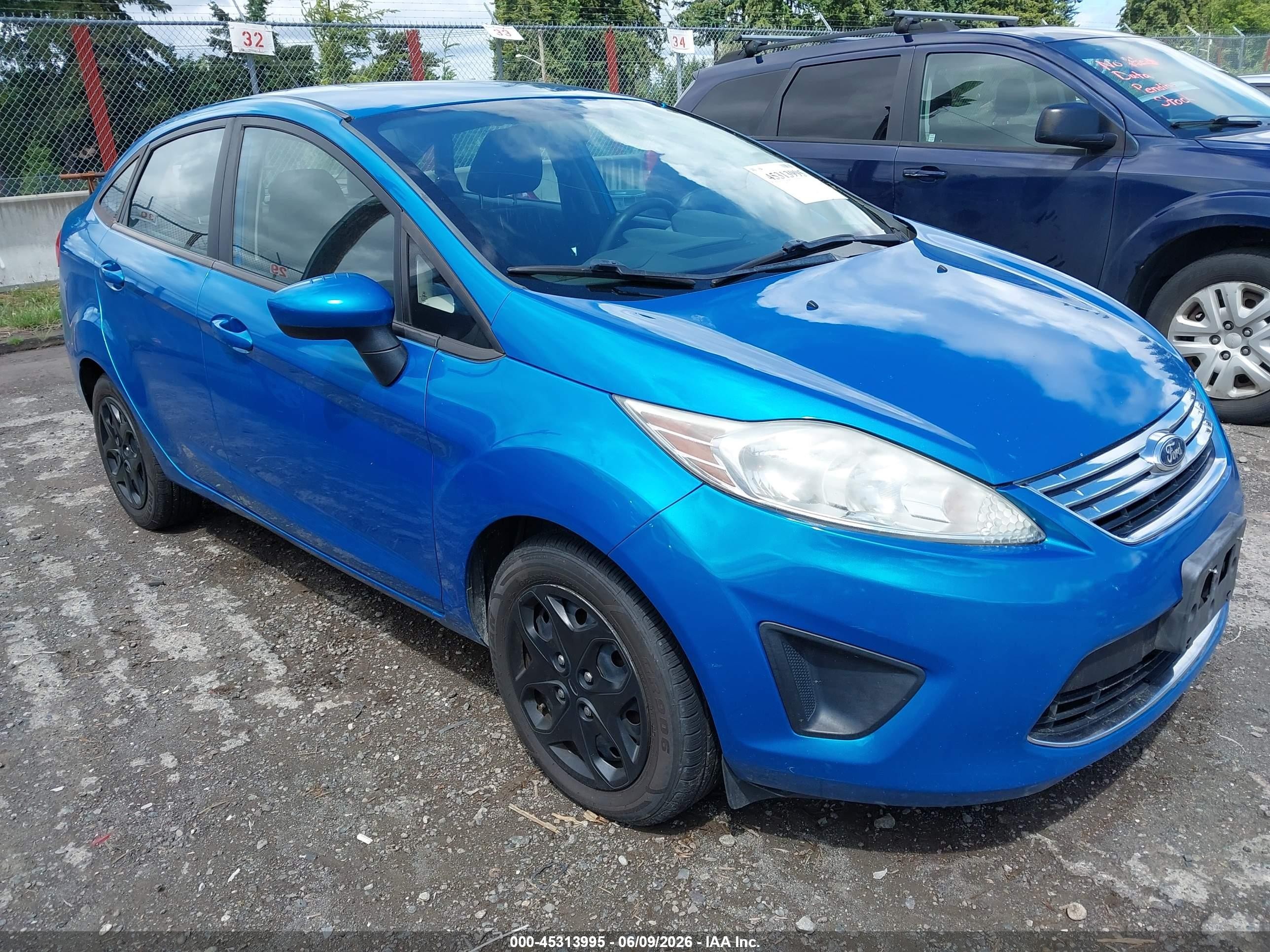 2012 Ford Fiesta Se Синий vin: 3FADP4BJ7CM214694
