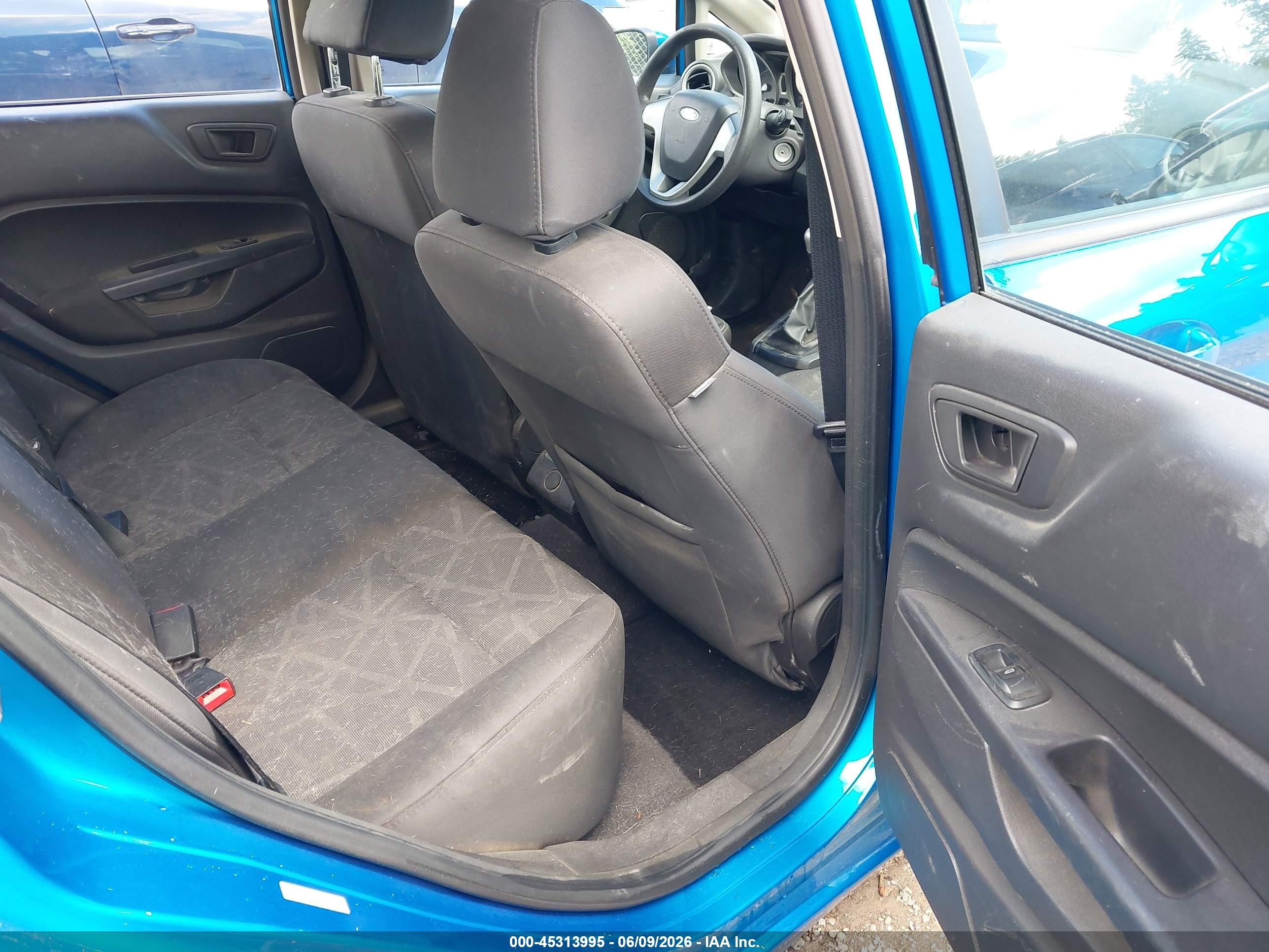 2012 Ford Fiesta Se Синий vin: 3FADP4BJ7CM214694