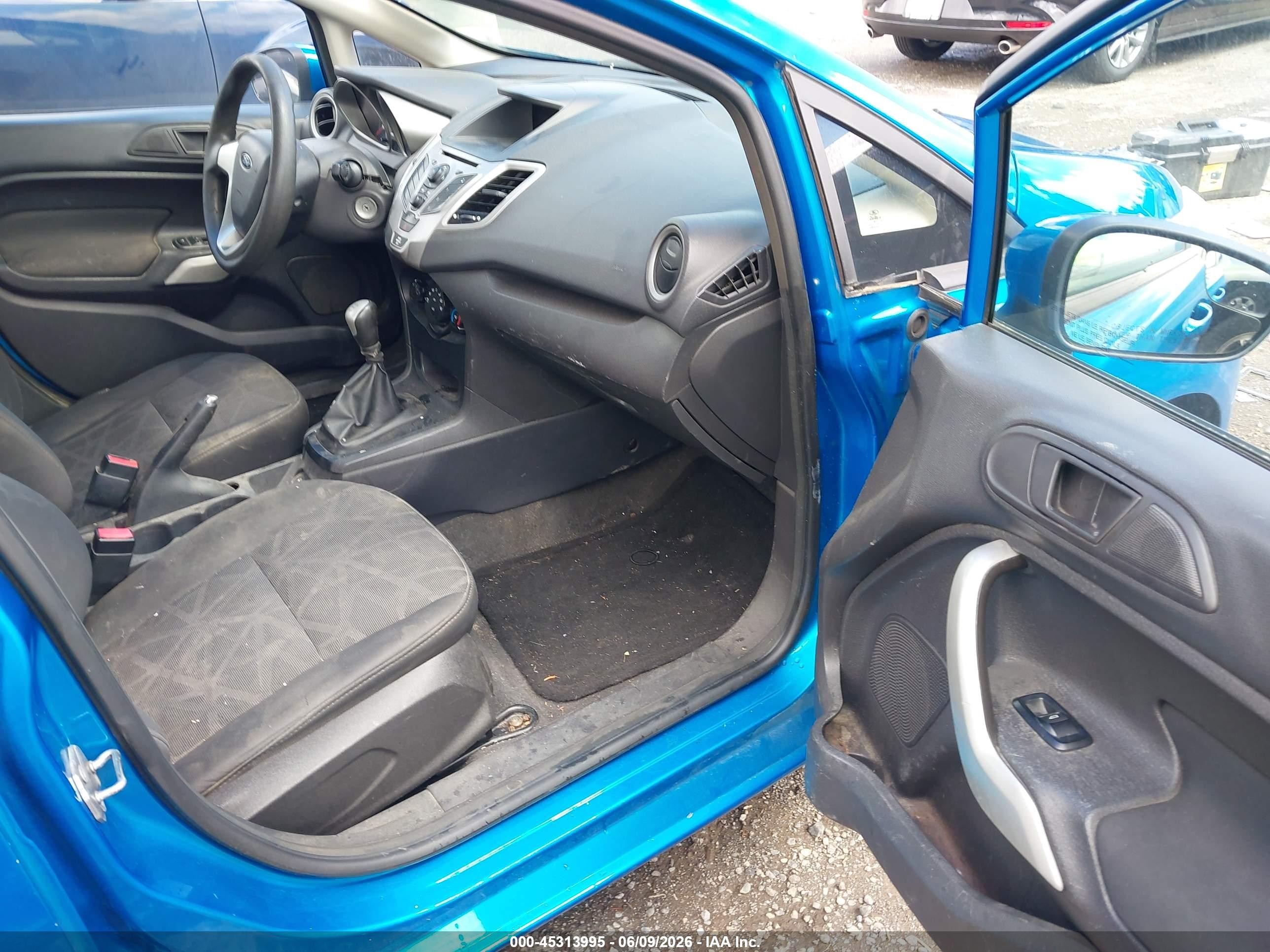 2012 Ford Fiesta Se Синий vin: 3FADP4BJ7CM214694