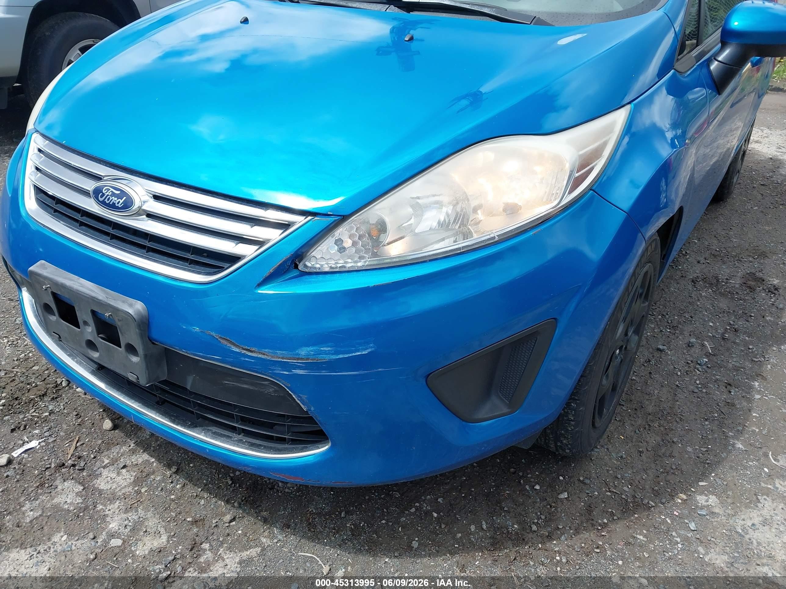 2012 Ford Fiesta Se Синий vin: 3FADP4BJ7CM214694