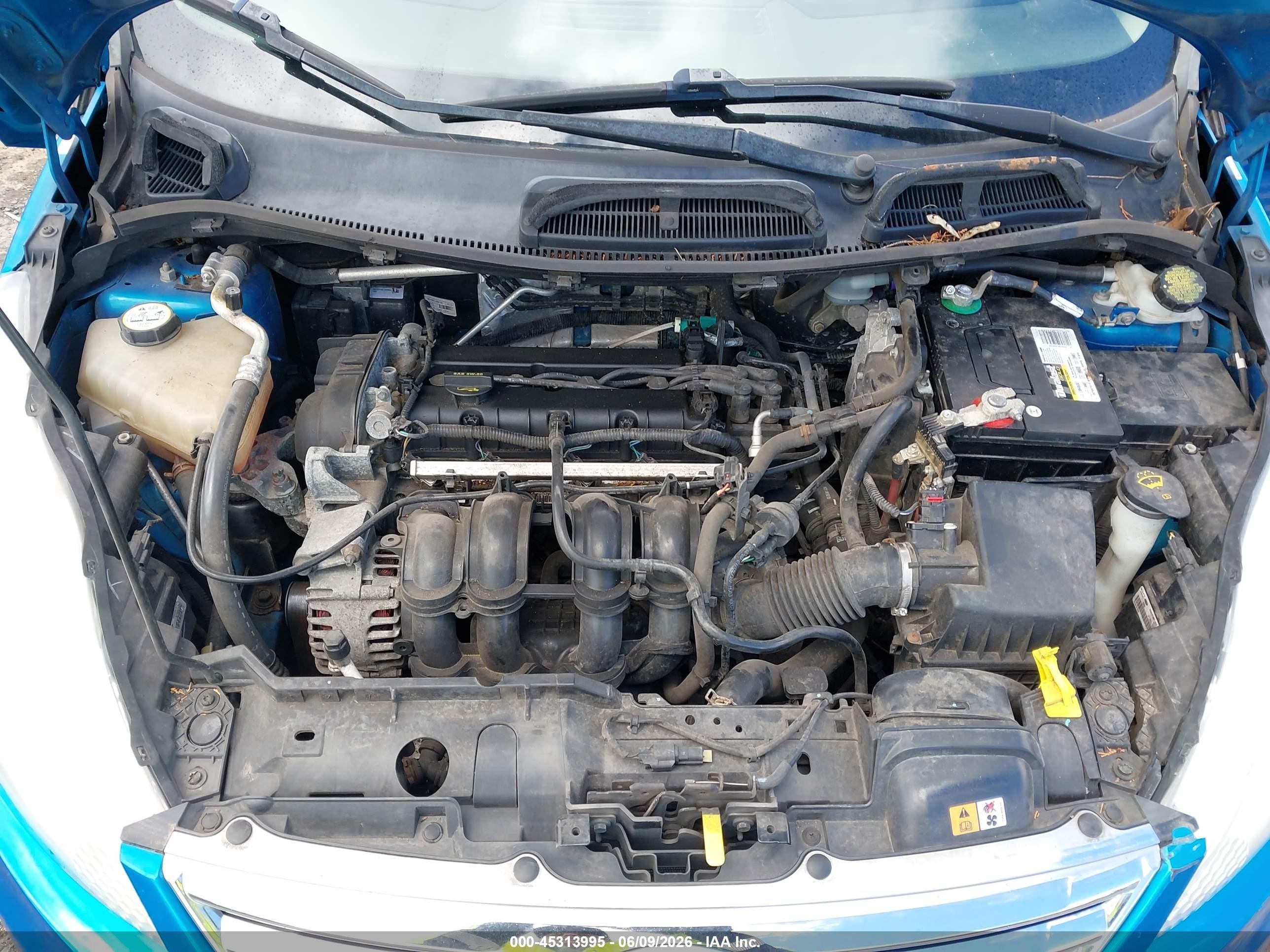 2012 Ford Fiesta Se Синий vin: 3FADP4BJ7CM214694