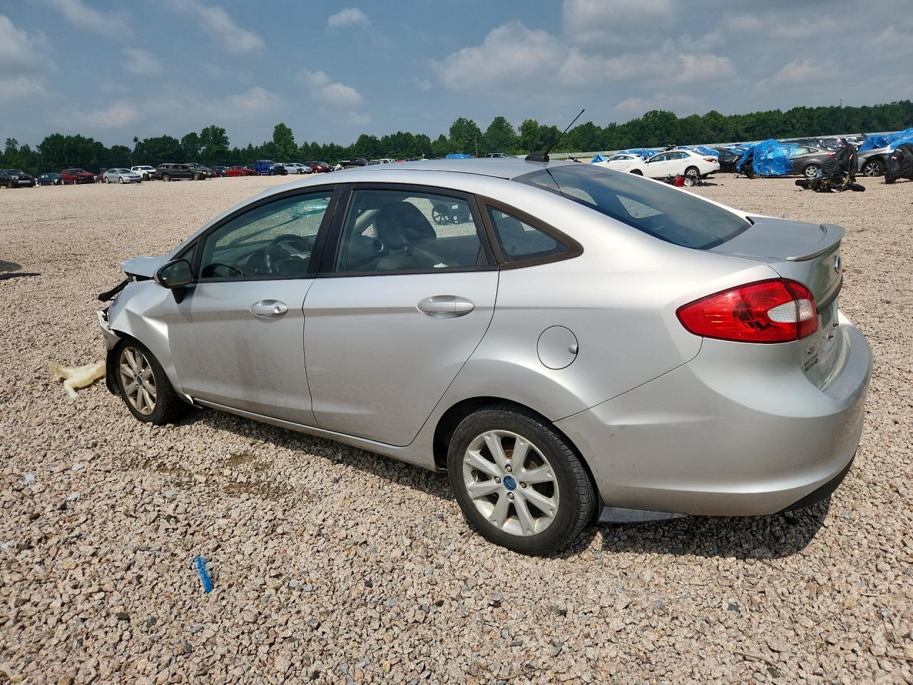 2012 Ford Fiesta Se Silver vin: 3FADP4BJ7CM220561