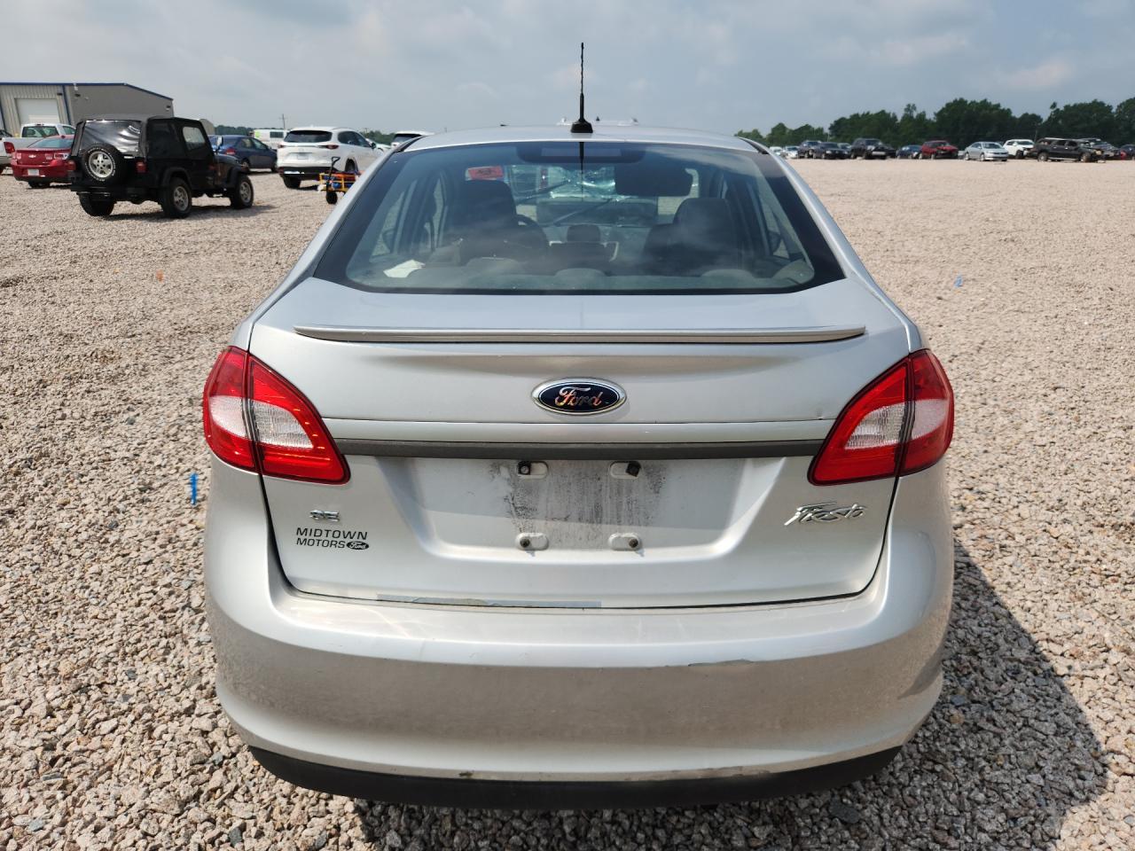 2012 Ford Fiesta Se Silver vin: 3FADP4BJ7CM220561