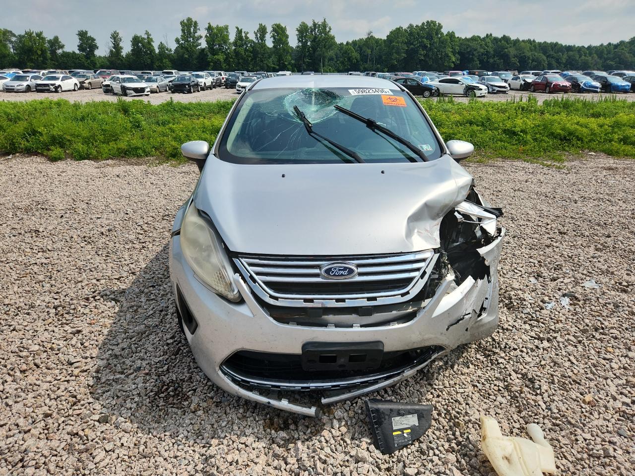 2012 Ford Fiesta Se Silver vin: 3FADP4BJ7CM220561