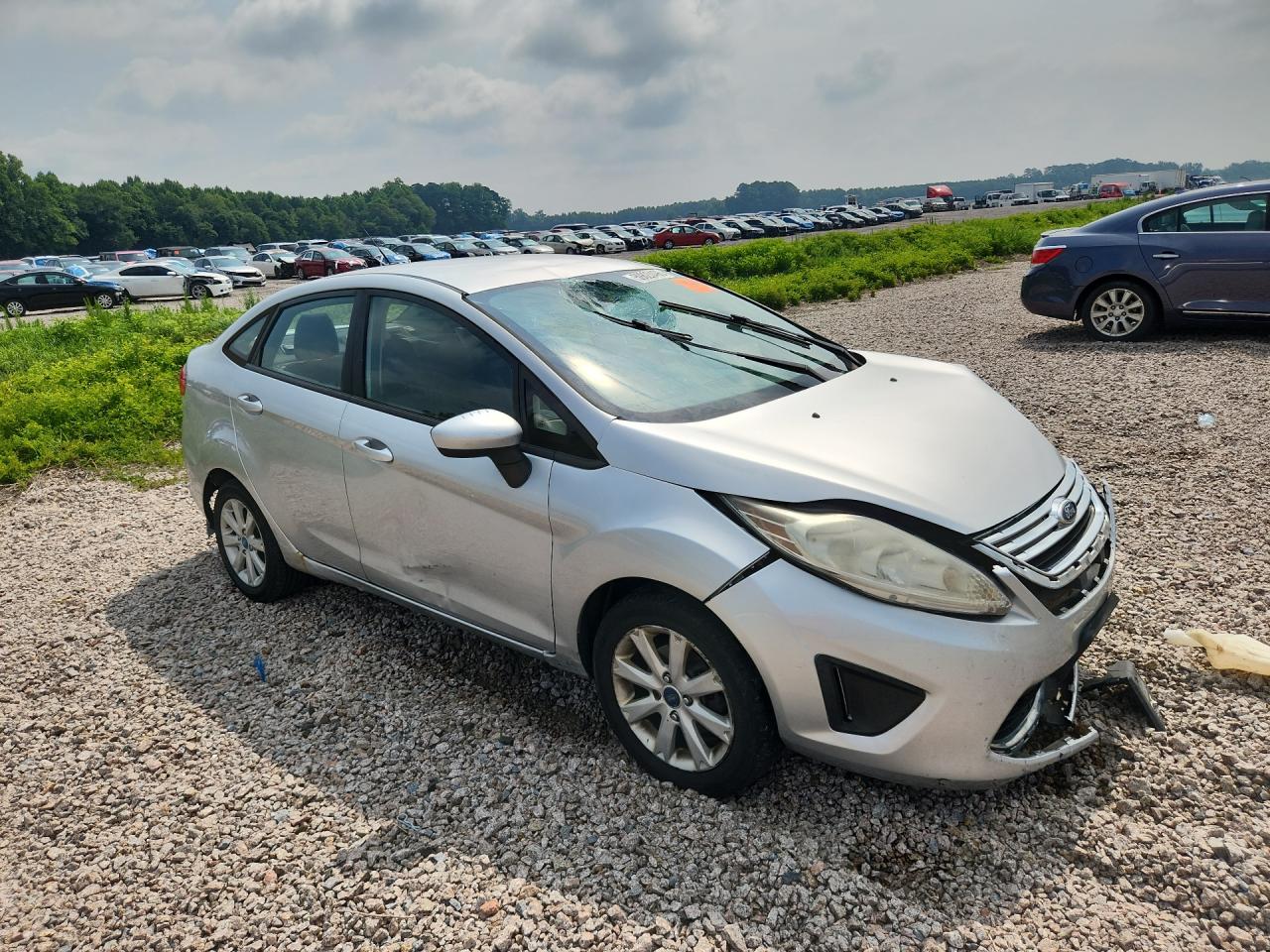 2012 Ford Fiesta Se Silver vin: 3FADP4BJ7CM220561