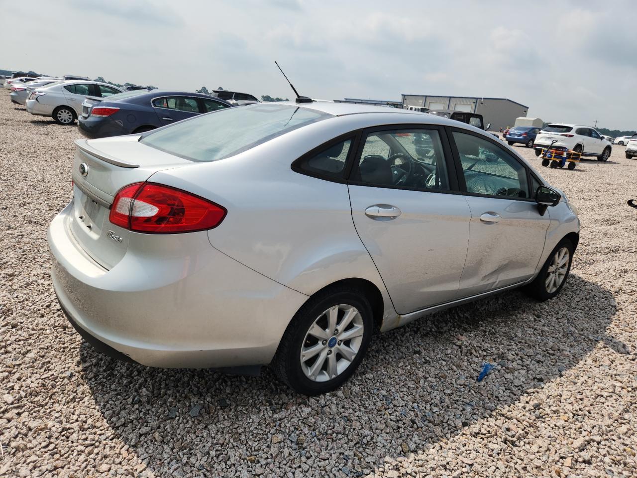 2012 Ford Fiesta Se Silver vin: 3FADP4BJ7CM220561