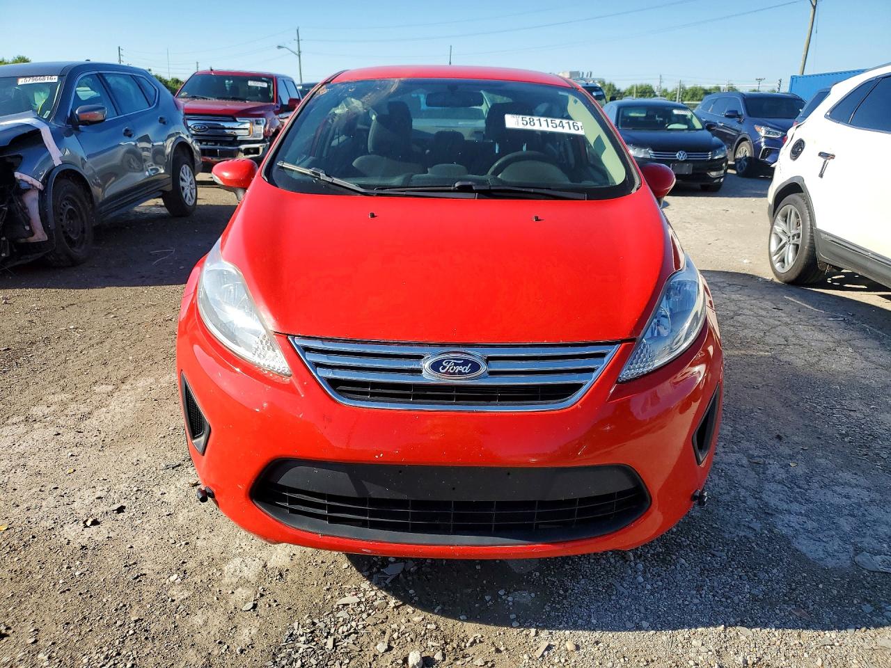 2013 Ford Fiesta Se Red vin: 3FADP4BJ7DM118534