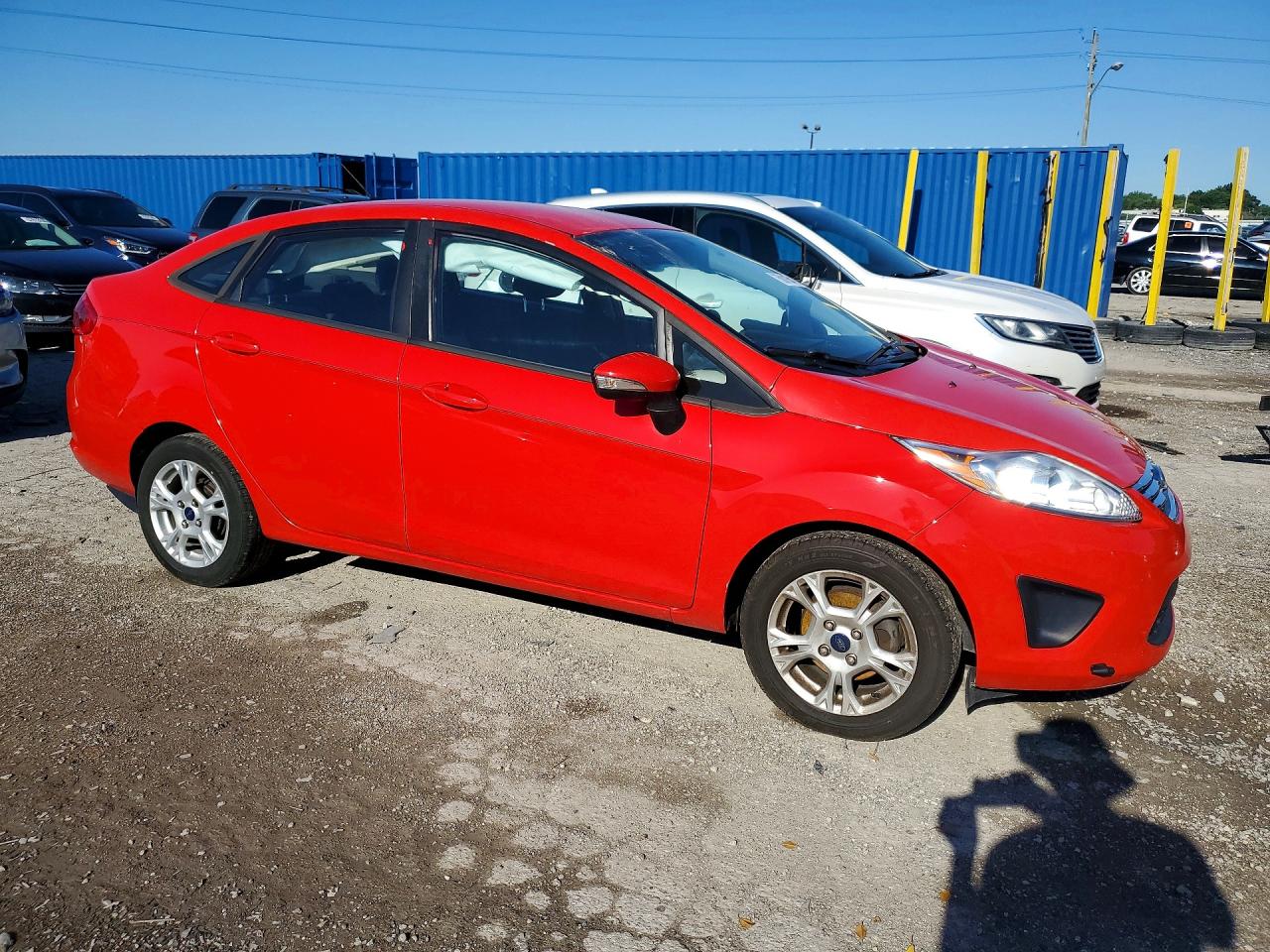 2013 Ford Fiesta Se Red vin: 3FADP4BJ7DM118534