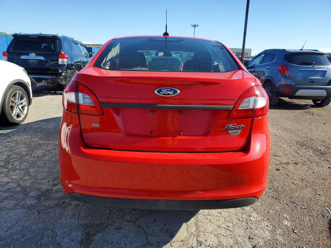 2013 Ford Fiesta Se Red vin: 3FADP4BJ7DM118534