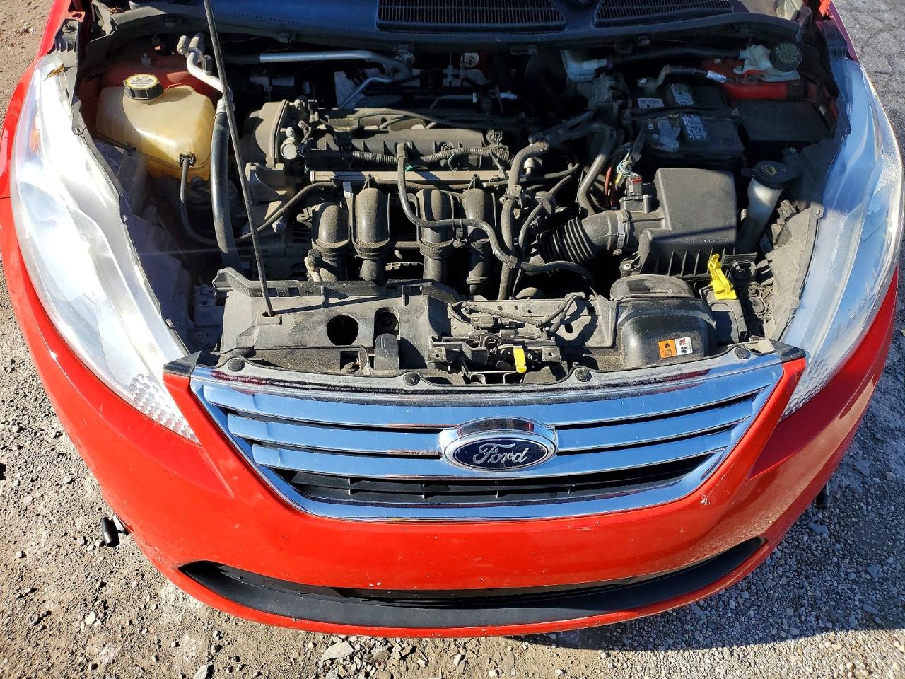 2013 Ford Fiesta Se Red vin: 3FADP4BJ7DM118534