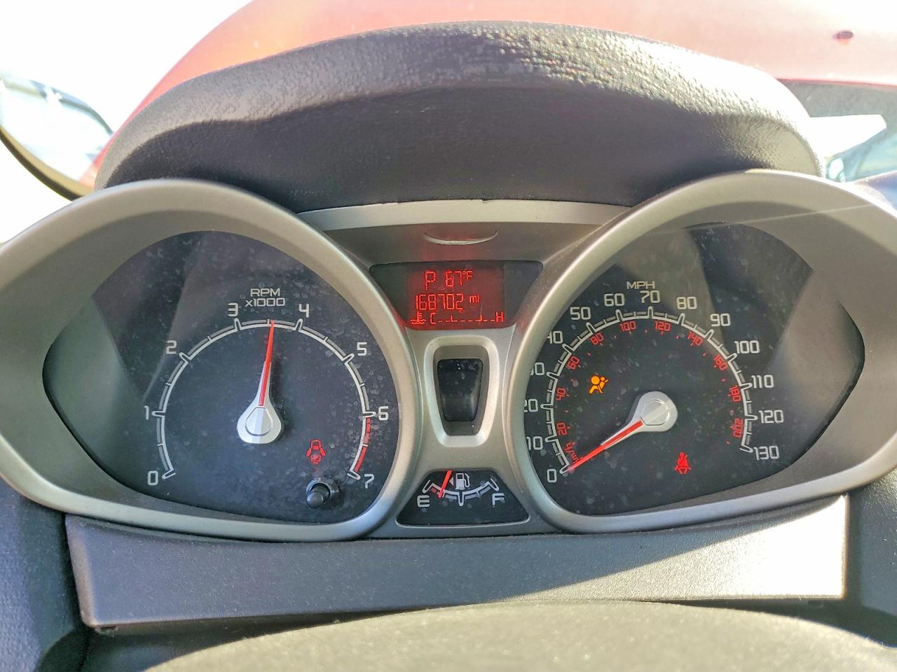 2013 Ford Fiesta Se Red vin: 3FADP4BJ7DM118534