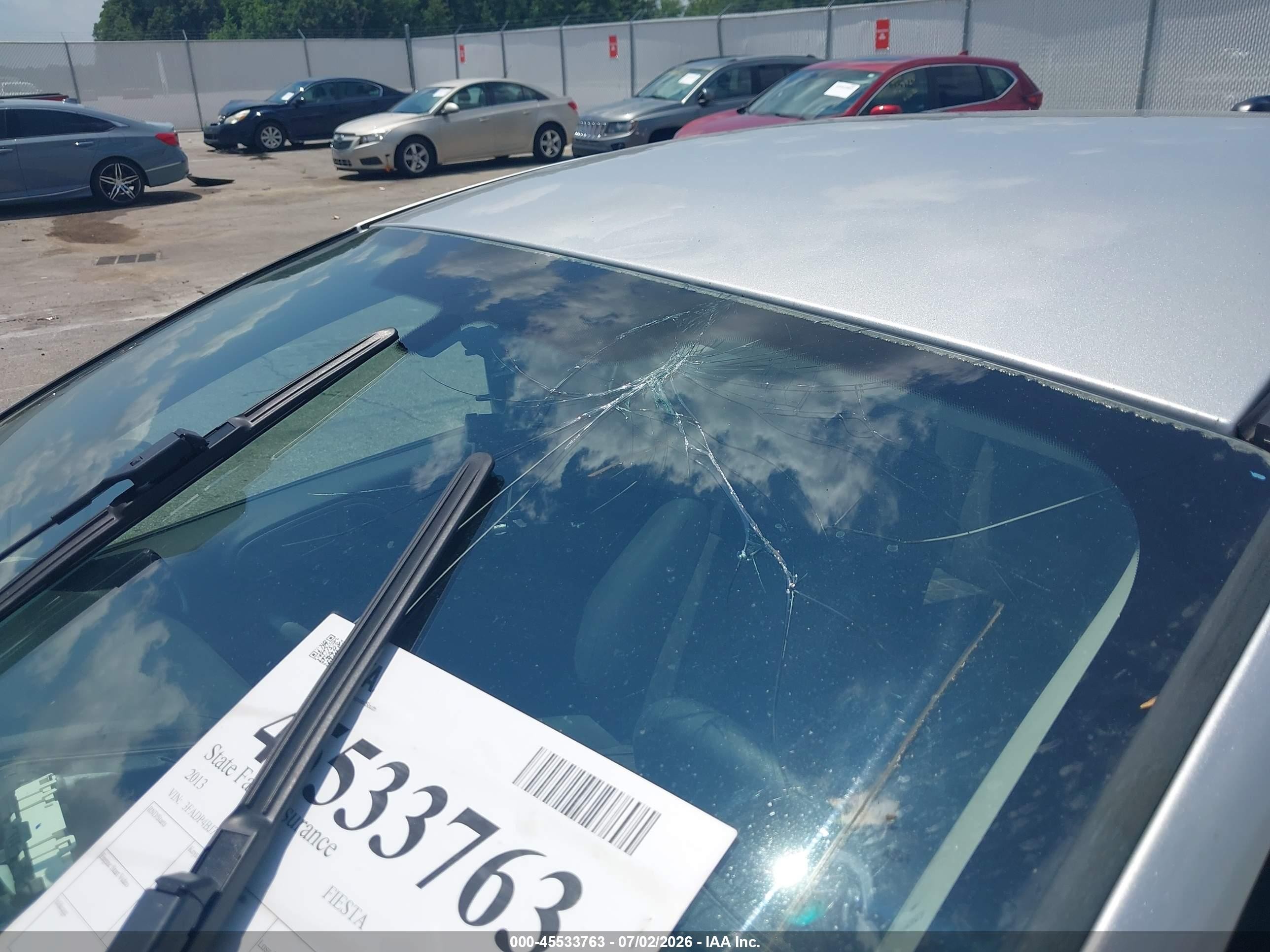 2013 Ford Fiesta Se Silver vin: 3FADP4BJ7DM130831