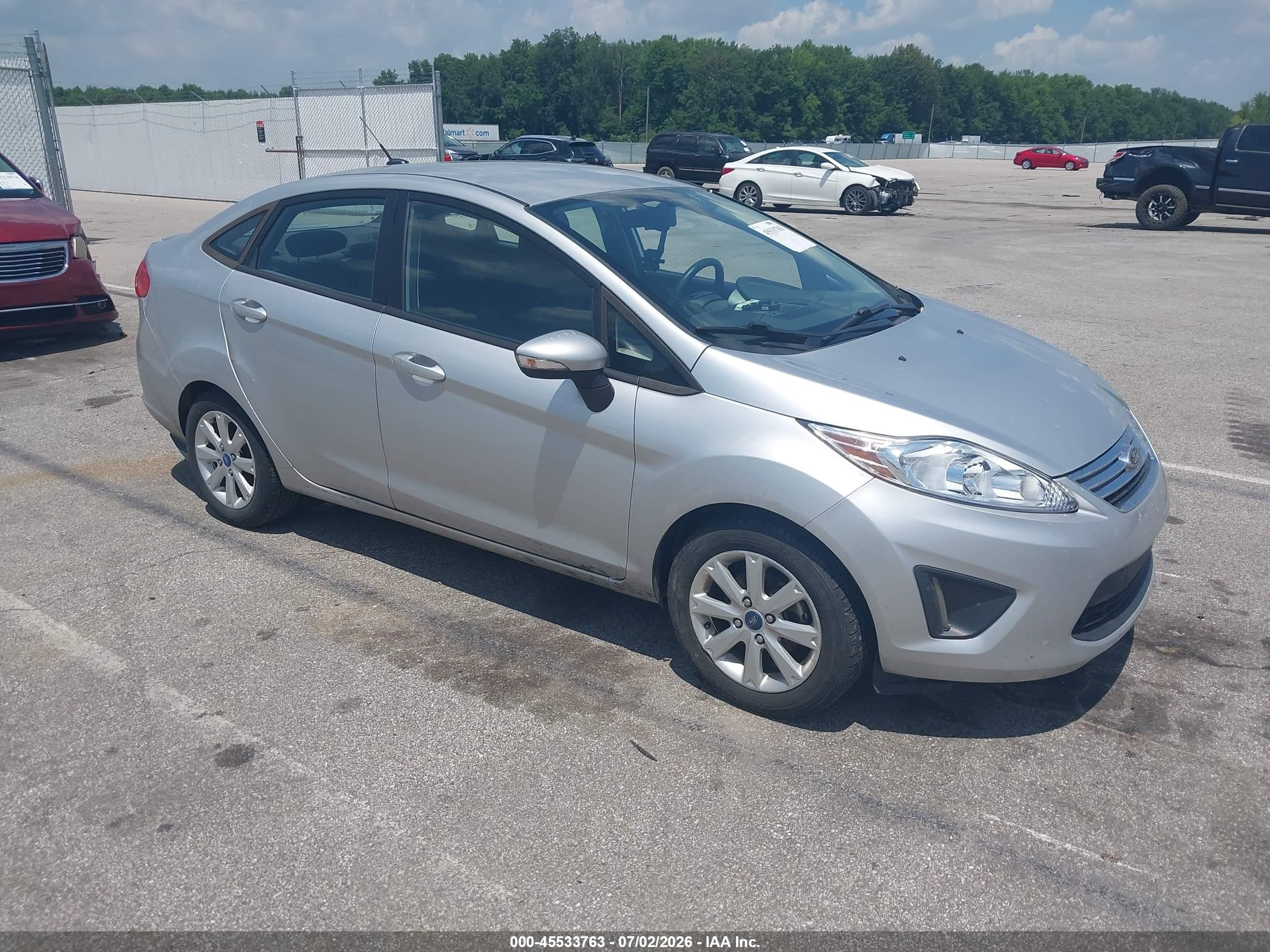 2013 Ford Fiesta Se Silver vin: 3FADP4BJ7DM130831