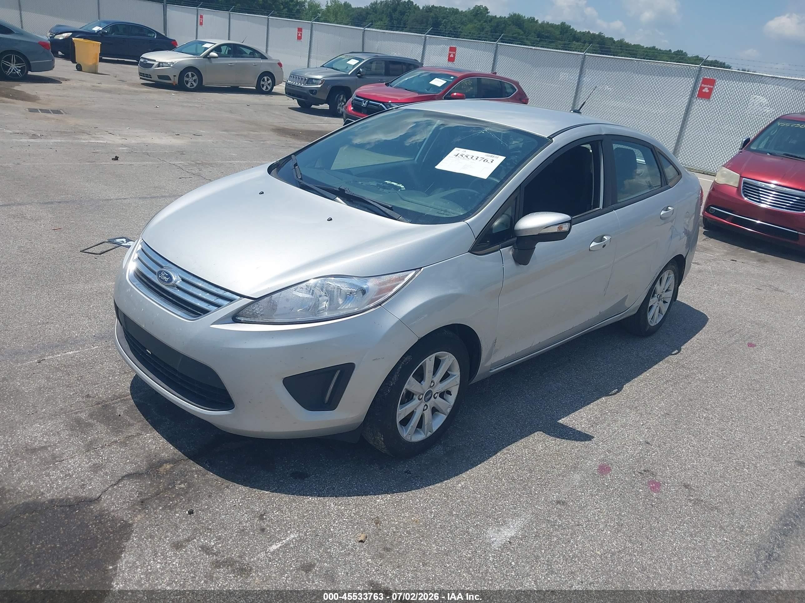 2013 Ford Fiesta Se Silver vin: 3FADP4BJ7DM130831
