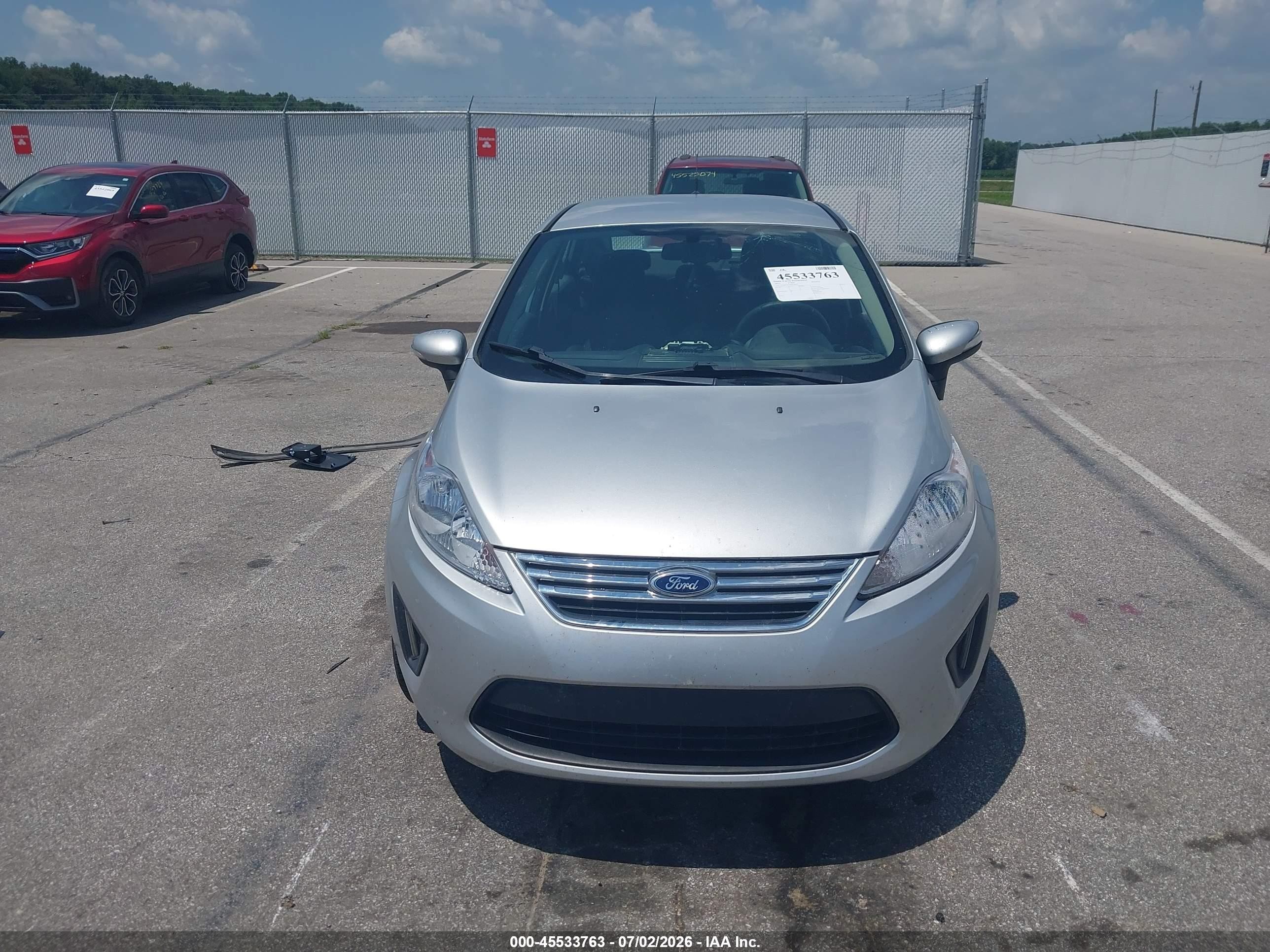 2013 Ford Fiesta Se Silver vin: 3FADP4BJ7DM130831