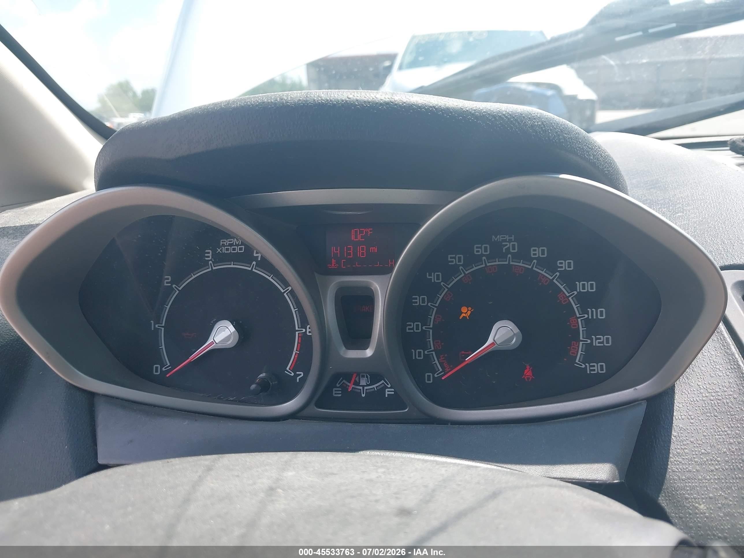 2013 Ford Fiesta Se Silver vin: 3FADP4BJ7DM130831