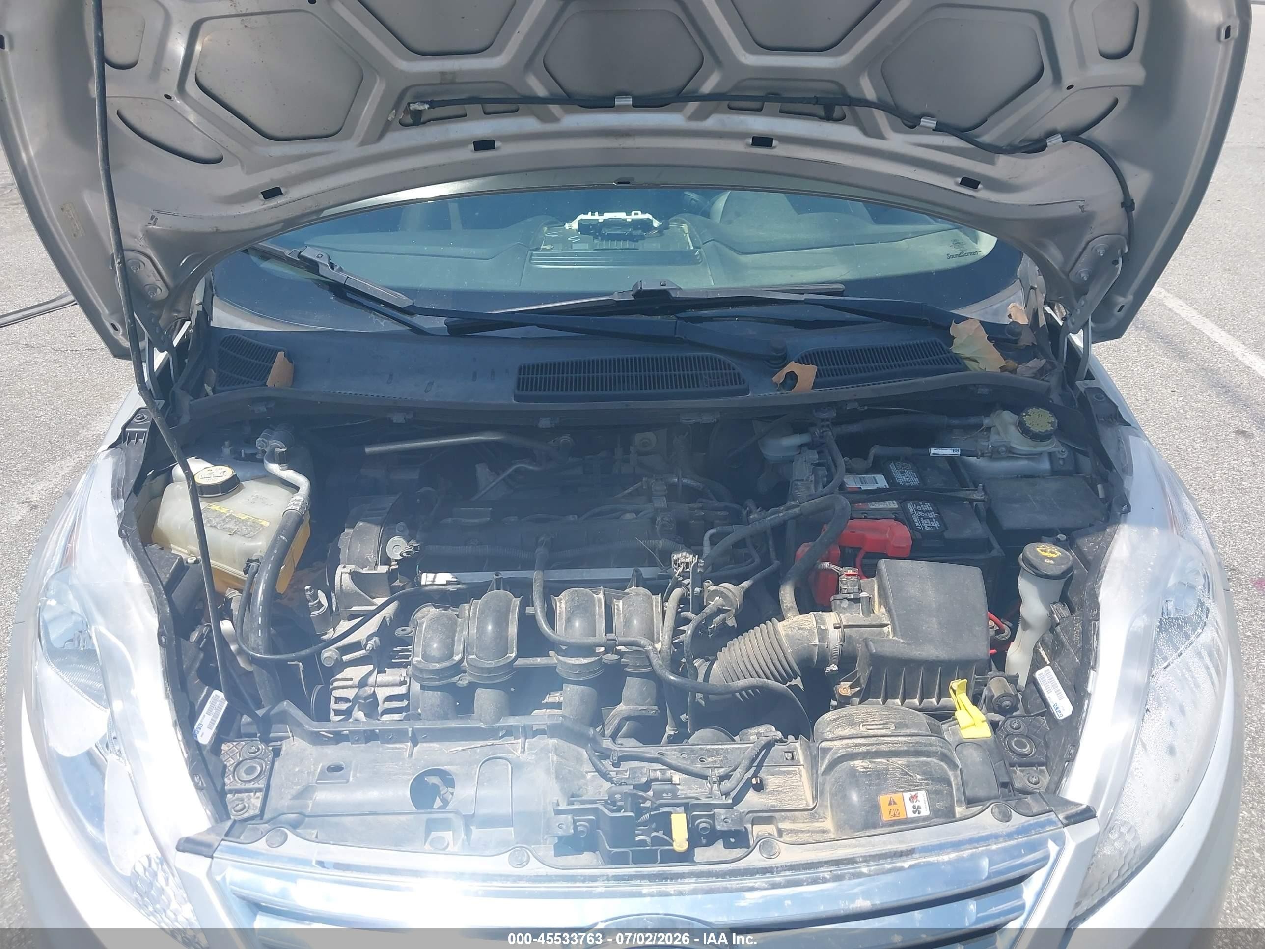 2013 Ford Fiesta Se Silver vin: 3FADP4BJ7DM130831