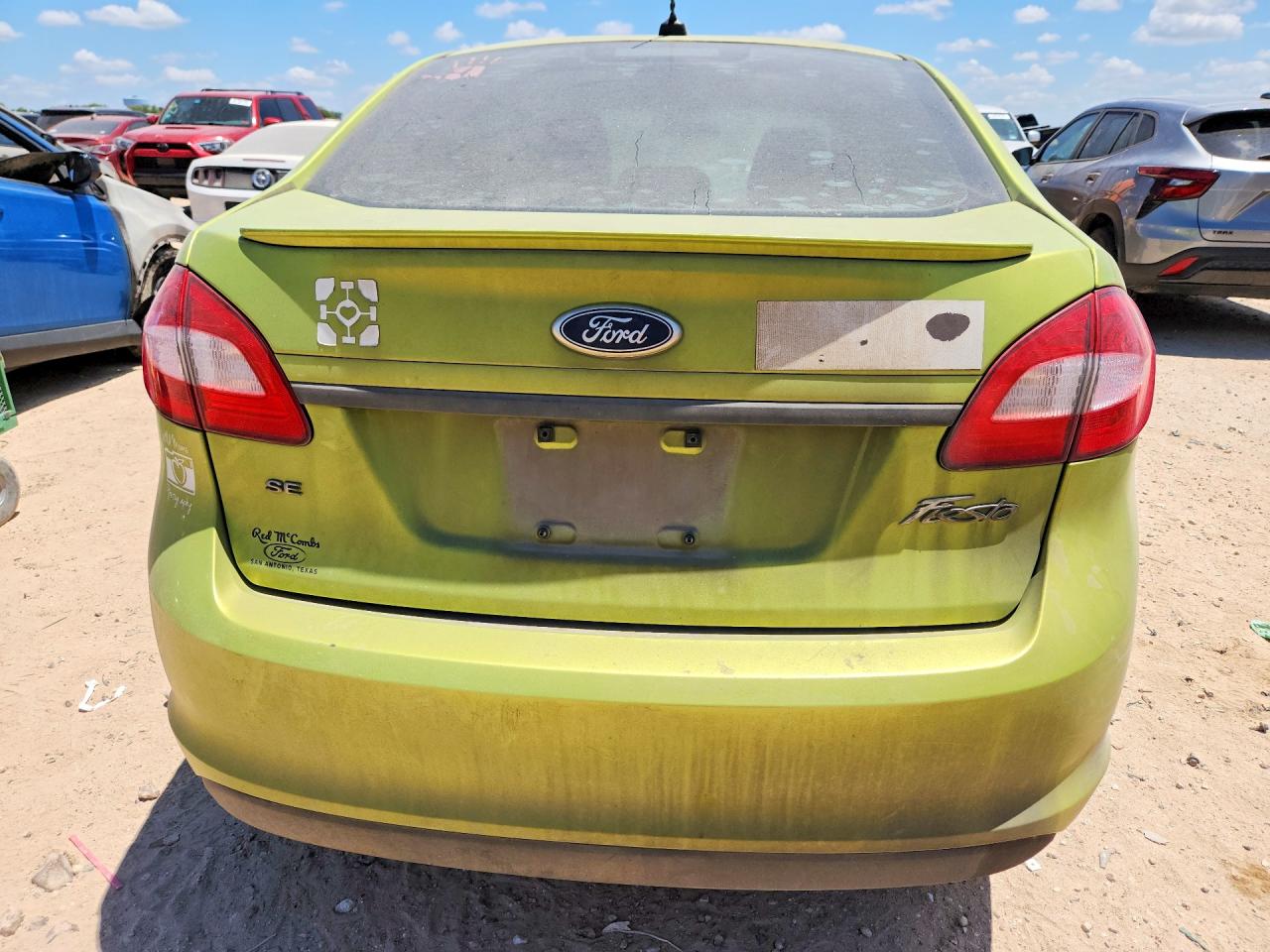 2013 Ford Fiesta Se Green vin: 3FADP4BJ7DM140971