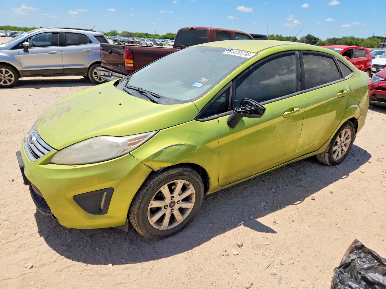 2013 Ford Fiesta Se Green vin: 3FADP4BJ7DM140971