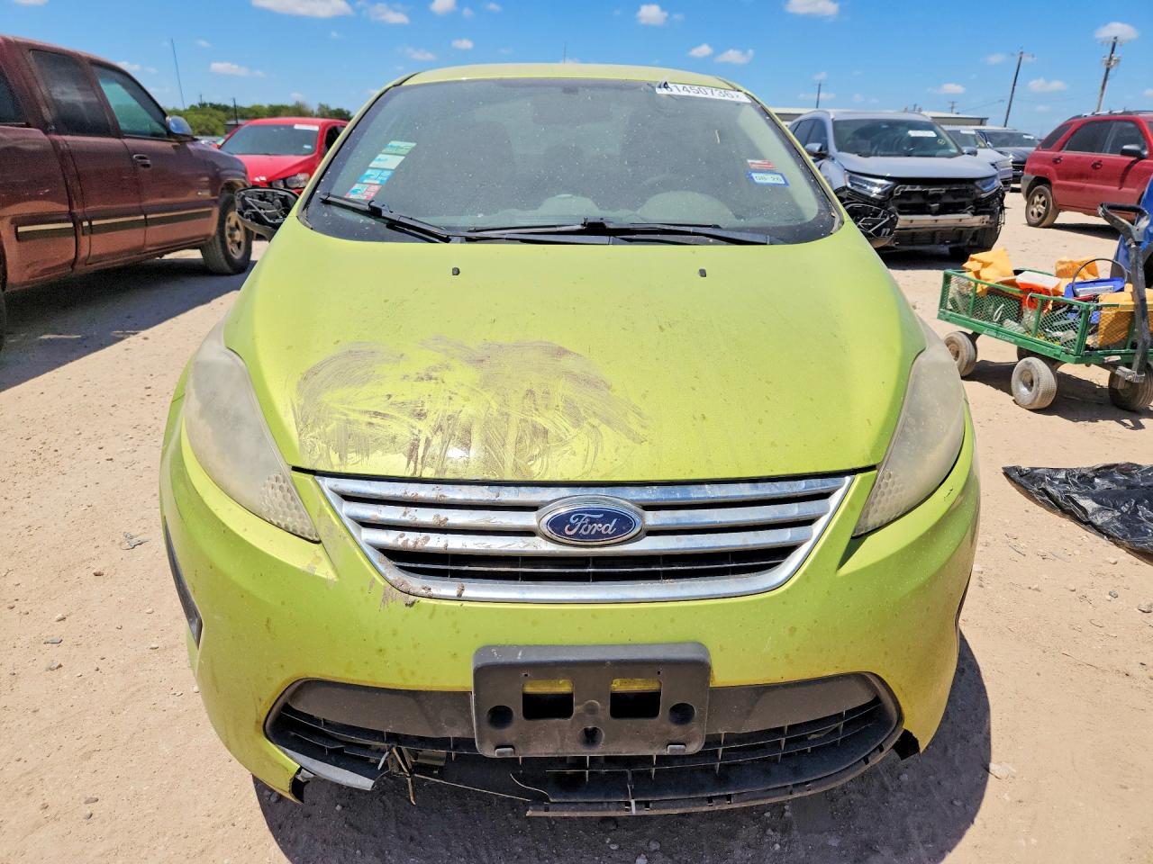 2013 Ford Fiesta Se Green vin: 3FADP4BJ7DM140971