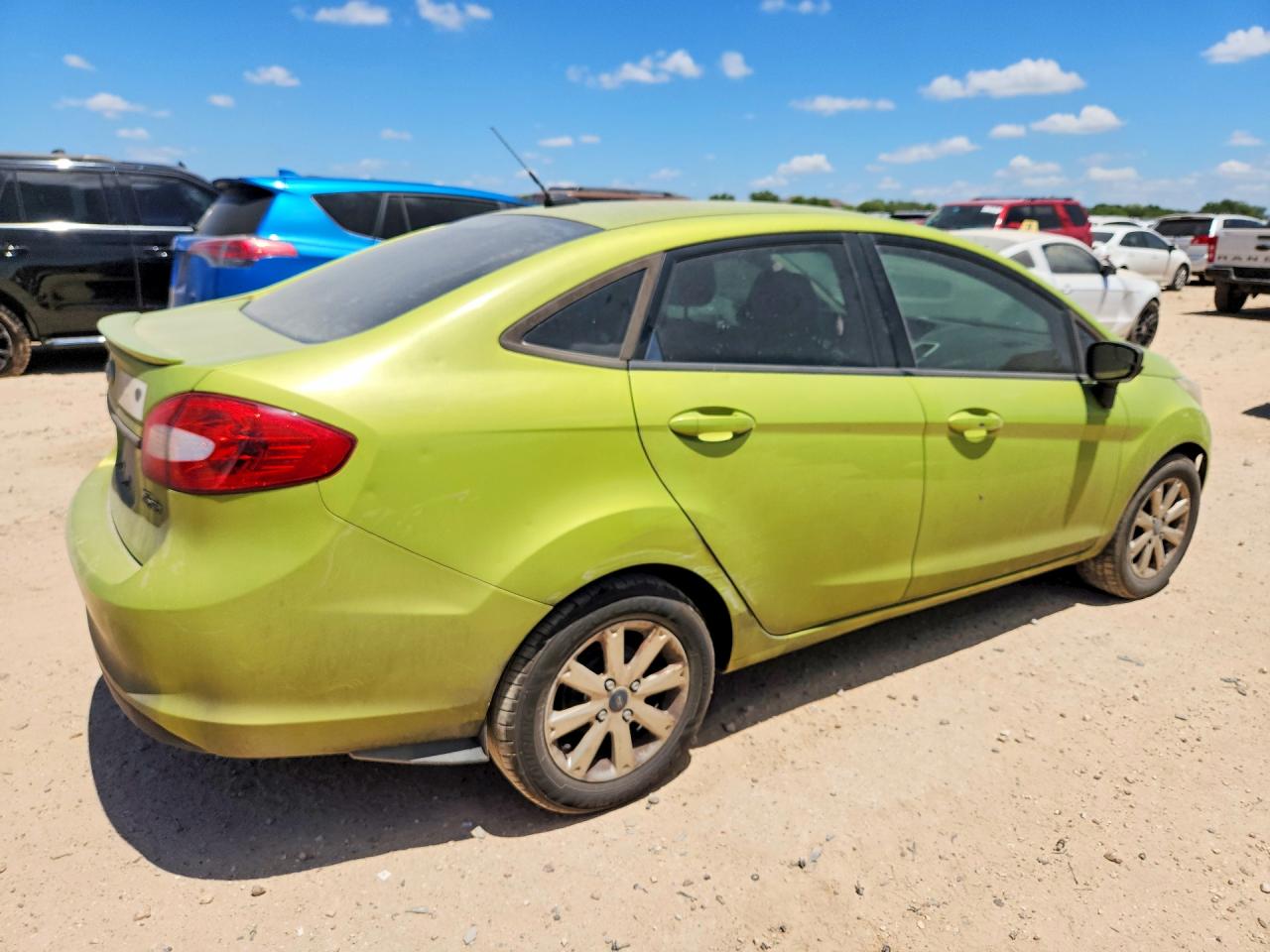 2013 Ford Fiesta Se Green vin: 3FADP4BJ7DM140971