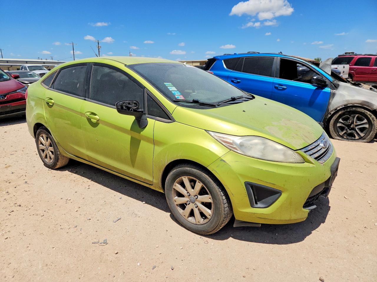 2013 Ford Fiesta Se Green vin: 3FADP4BJ7DM140971