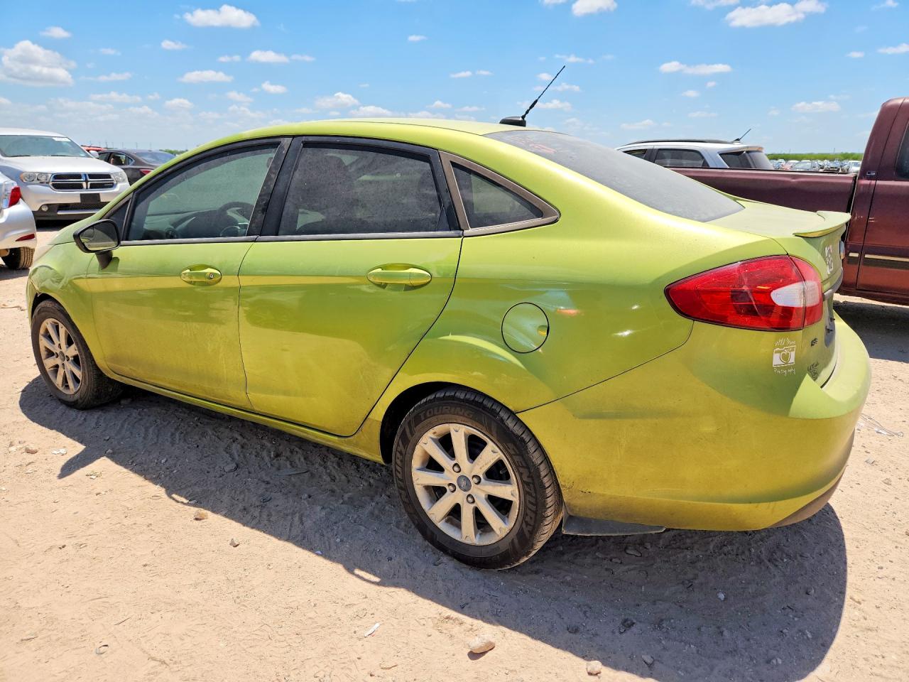 2013 Ford Fiesta Se Green vin: 3FADP4BJ7DM140971