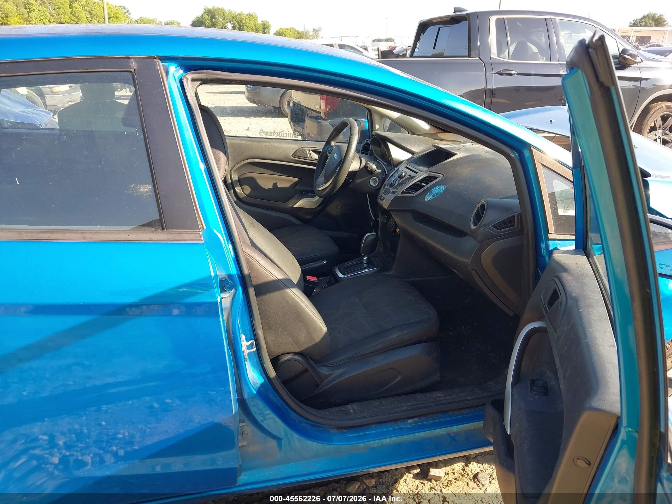 2013 Ford Fiesta Se Blue vin: 3FADP4BJ7DM171959
