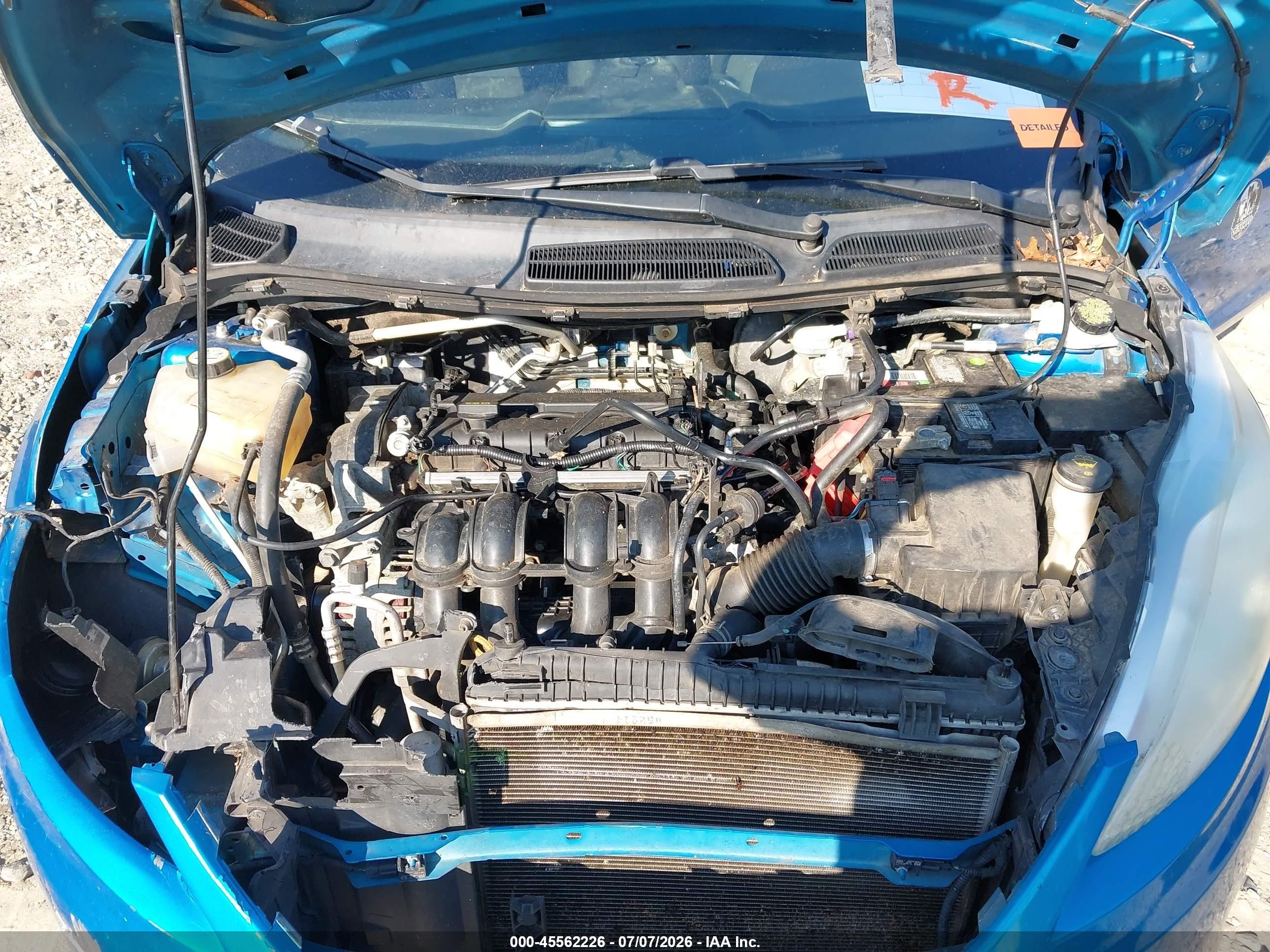 2013 Ford Fiesta Se Blue vin: 3FADP4BJ7DM171959