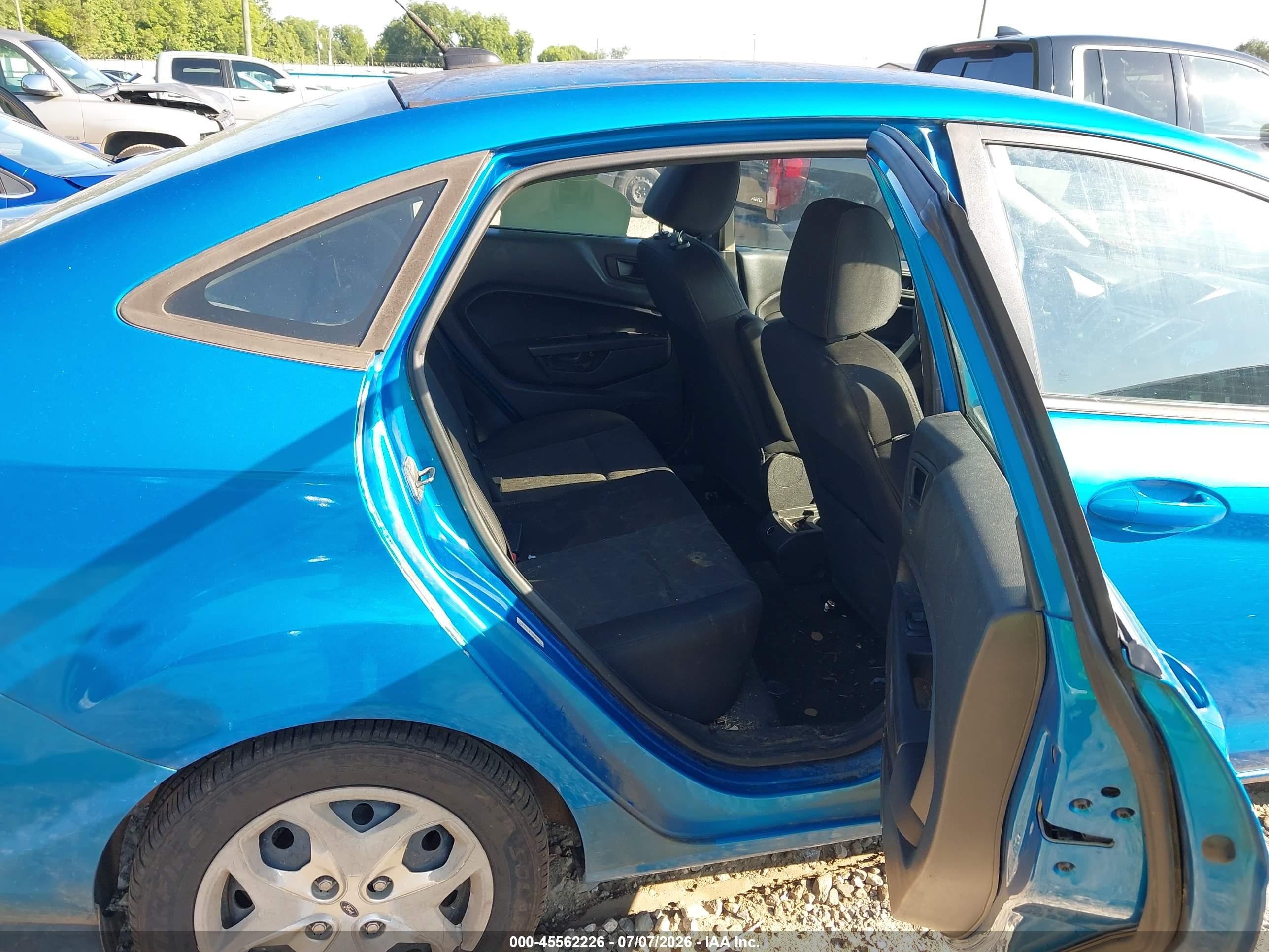 2013 Ford Fiesta Se Blue vin: 3FADP4BJ7DM171959