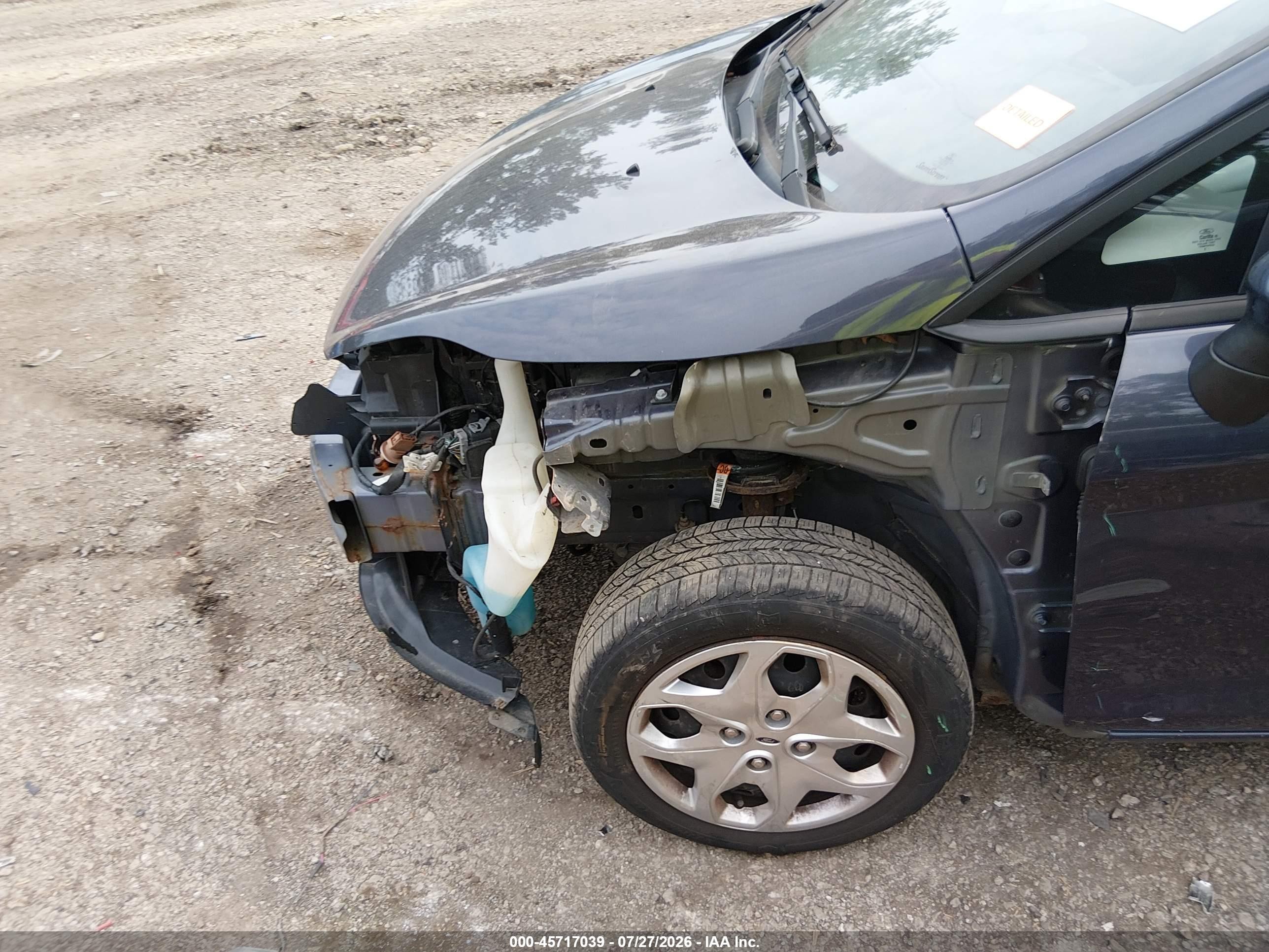 2013 Ford Fiesta Se Blue vin: 3FADP4BJ7DM175946