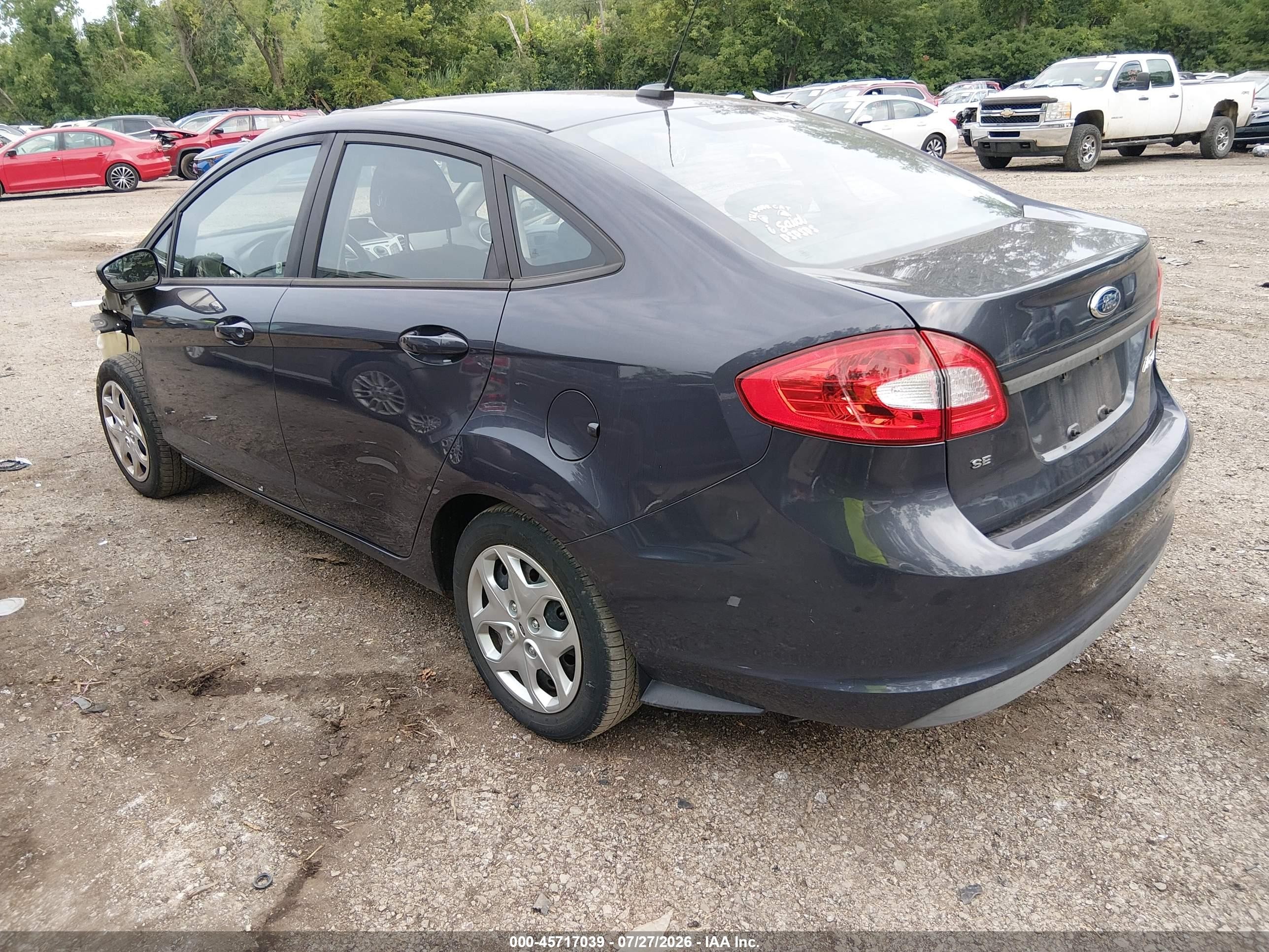 2013 Ford Fiesta Se Blue vin: 3FADP4BJ7DM175946