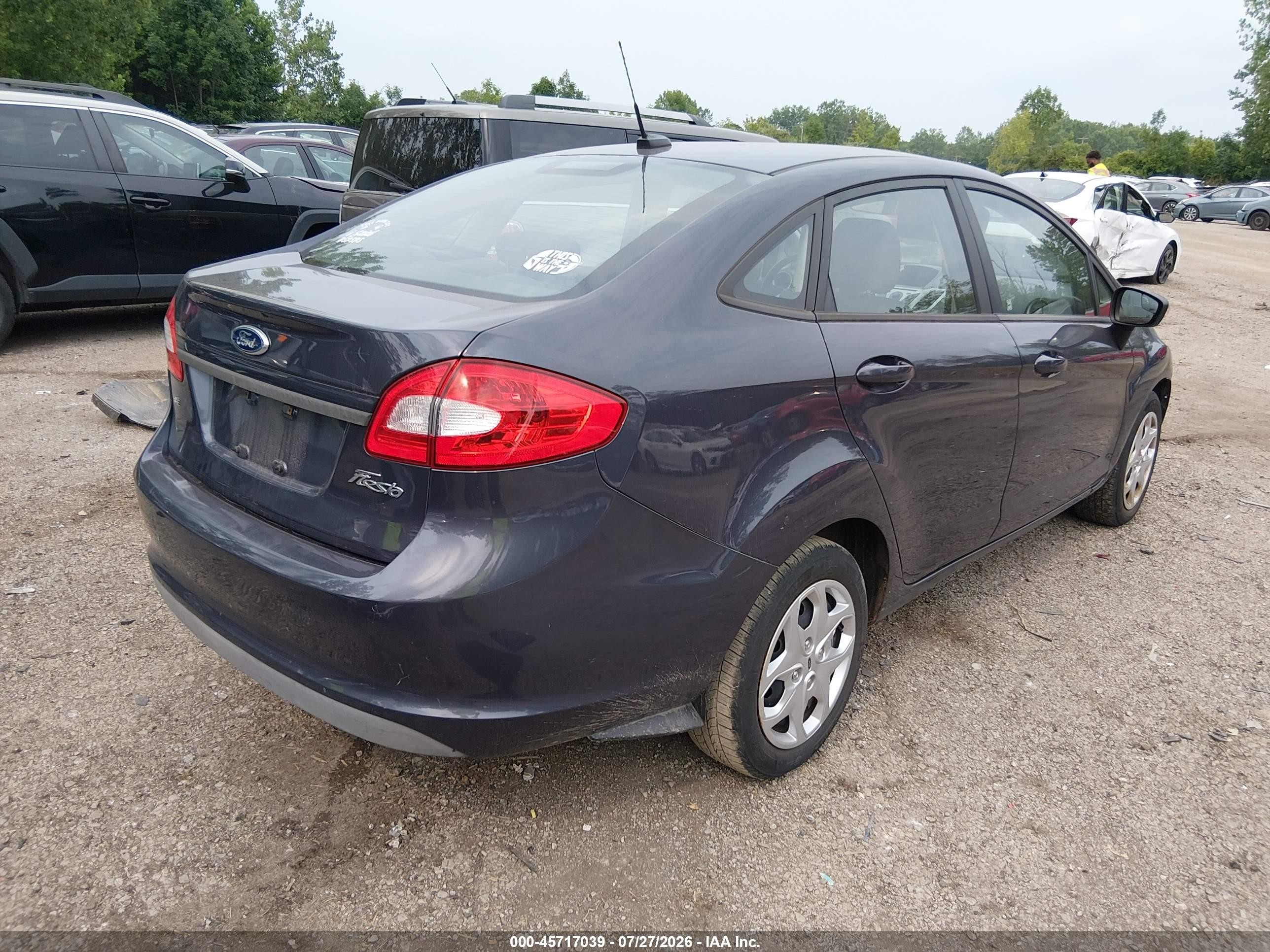 2013 Ford Fiesta Se Blue vin: 3FADP4BJ7DM175946