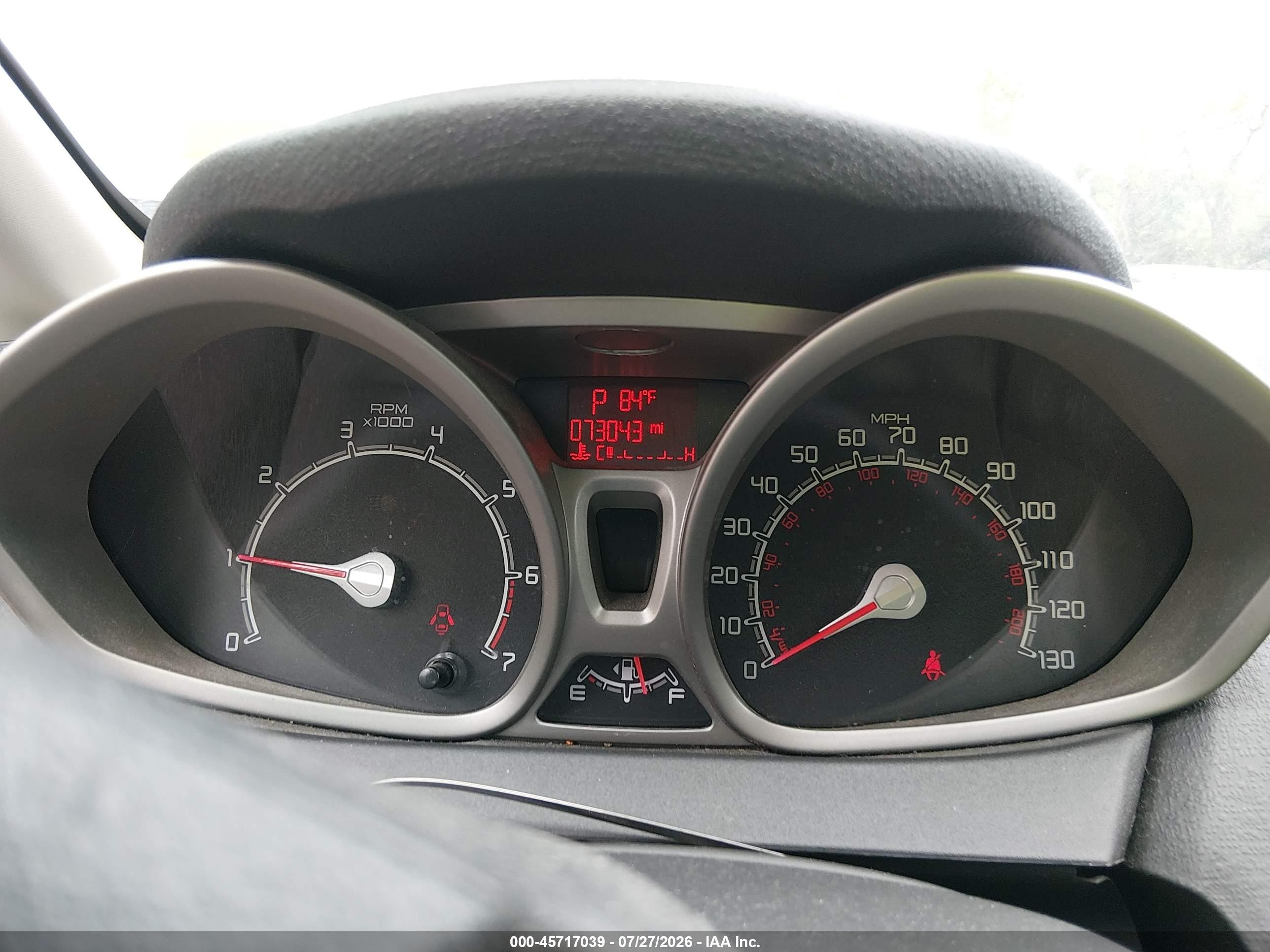 2013 Ford Fiesta Se Blue vin: 3FADP4BJ7DM175946