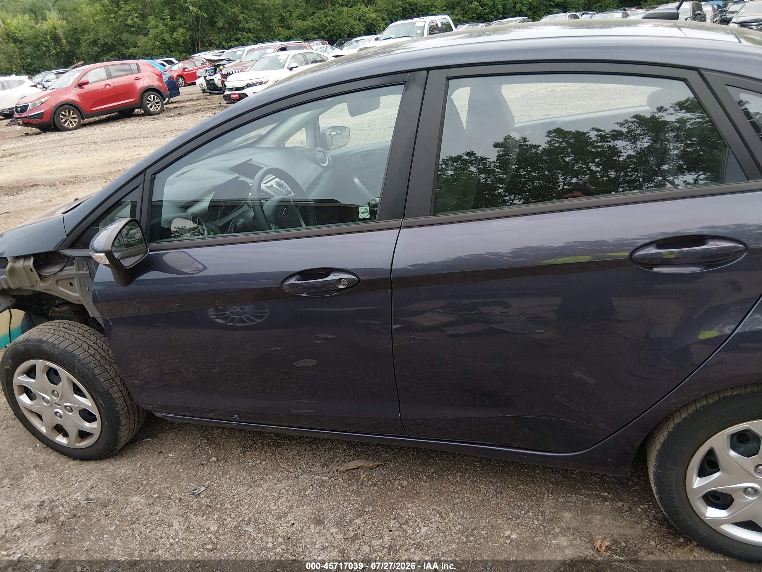 2013 Ford Fiesta Se Blue vin: 3FADP4BJ7DM175946