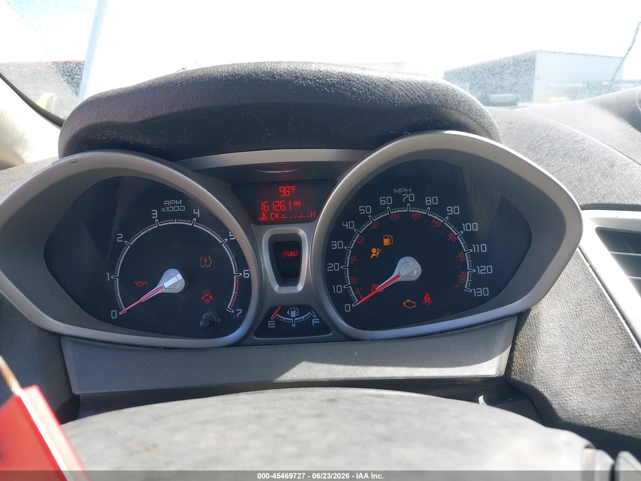 2013 Ford Fiesta Se White vin: 3FADP4BJ7DM214972