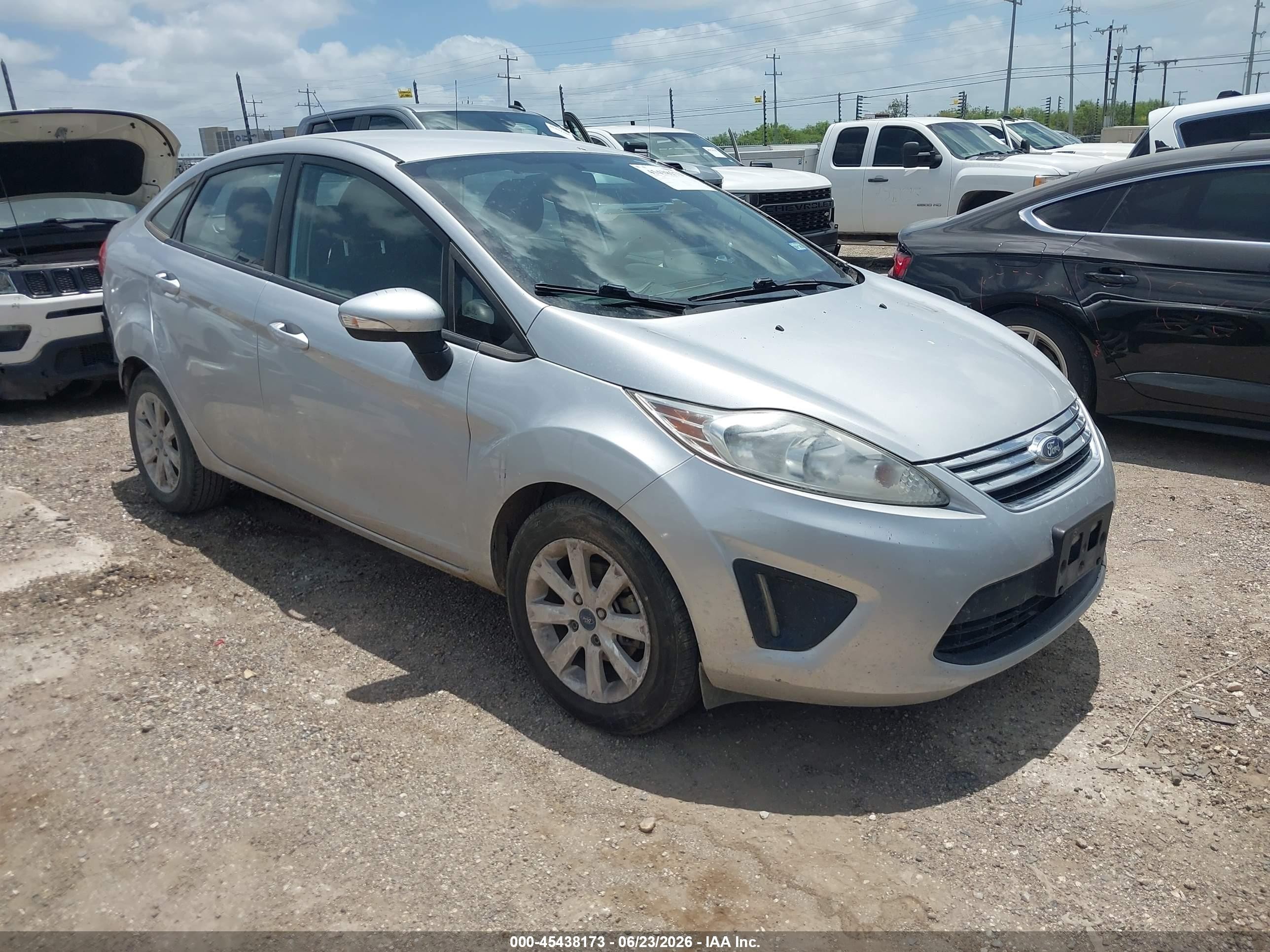 2013 Ford Fiesta Se Silver vin: 3FADP4BJ7DM220156