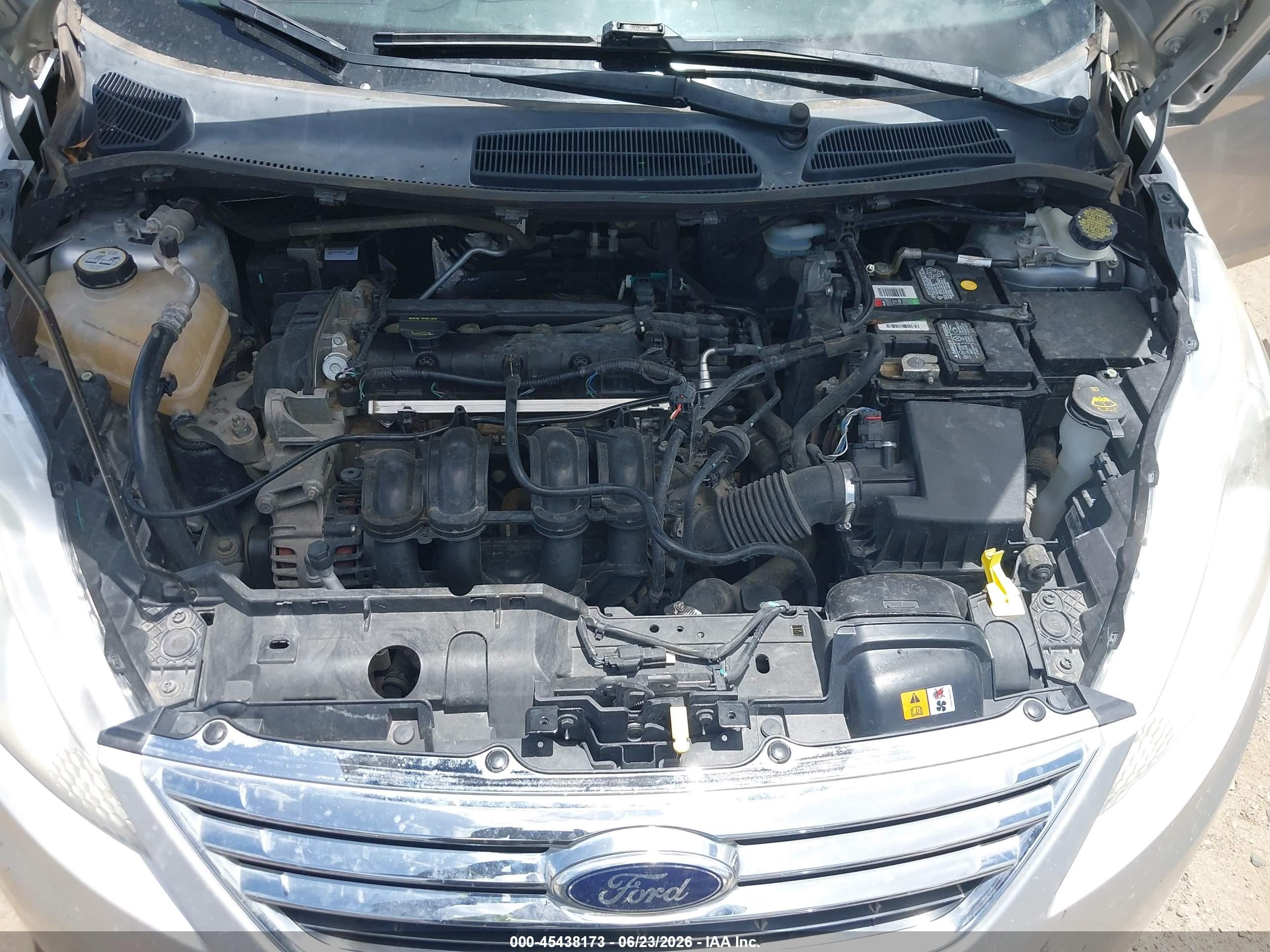 2013 Ford Fiesta Se Silver vin: 3FADP4BJ7DM220156