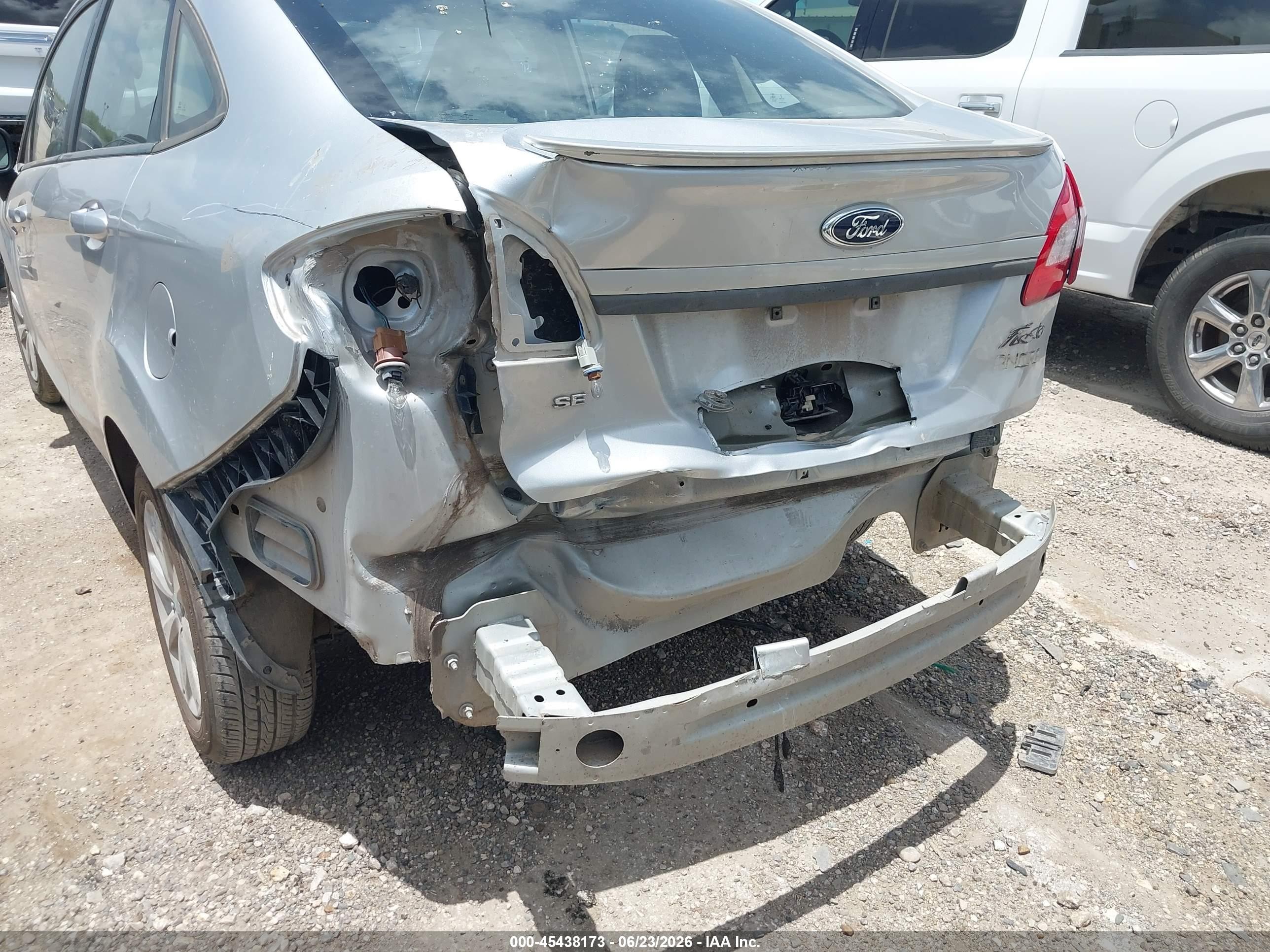 2013 Ford Fiesta Se Silver vin: 3FADP4BJ7DM220156