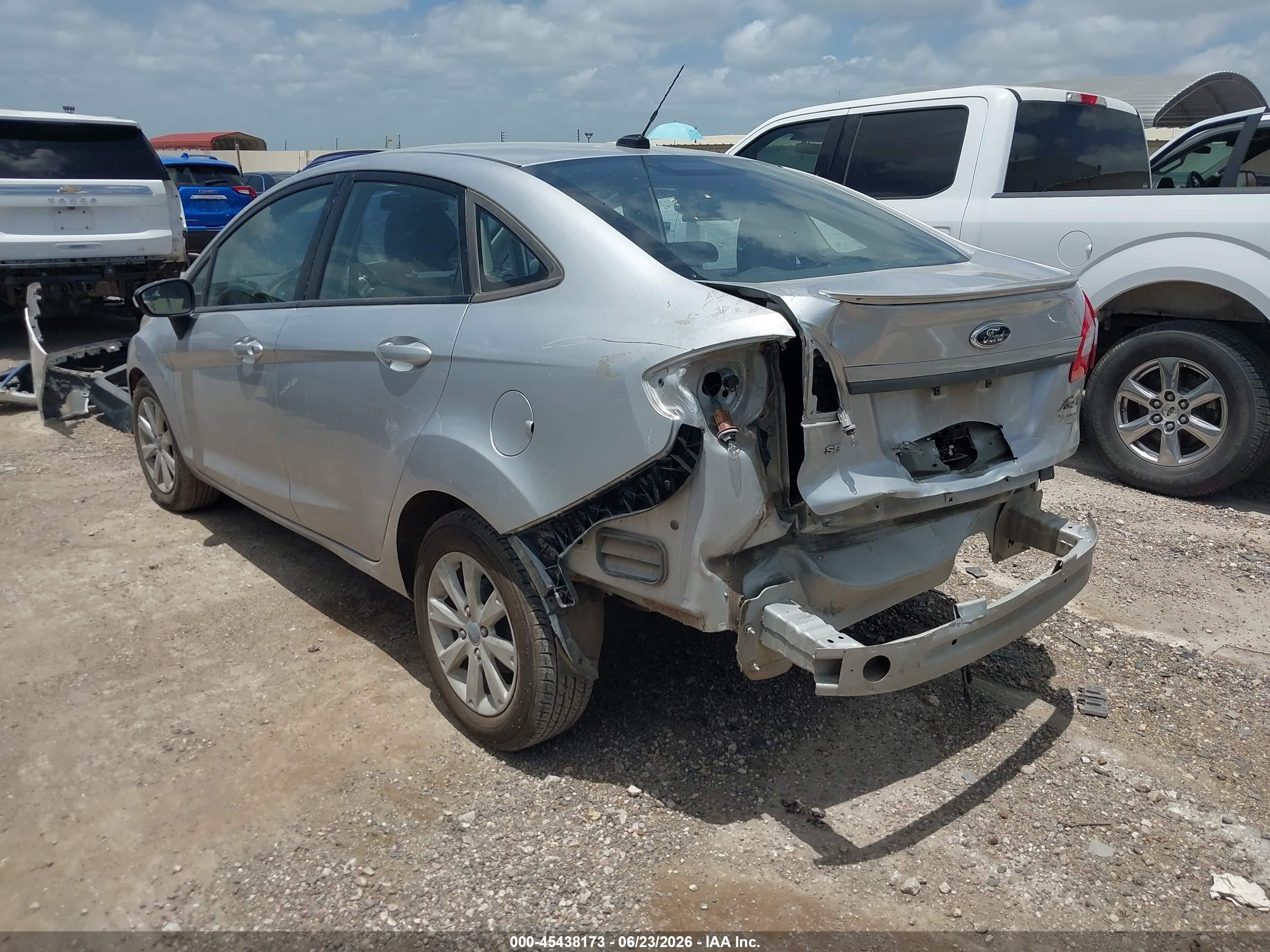 2013 Ford Fiesta Se Silver vin: 3FADP4BJ7DM220156