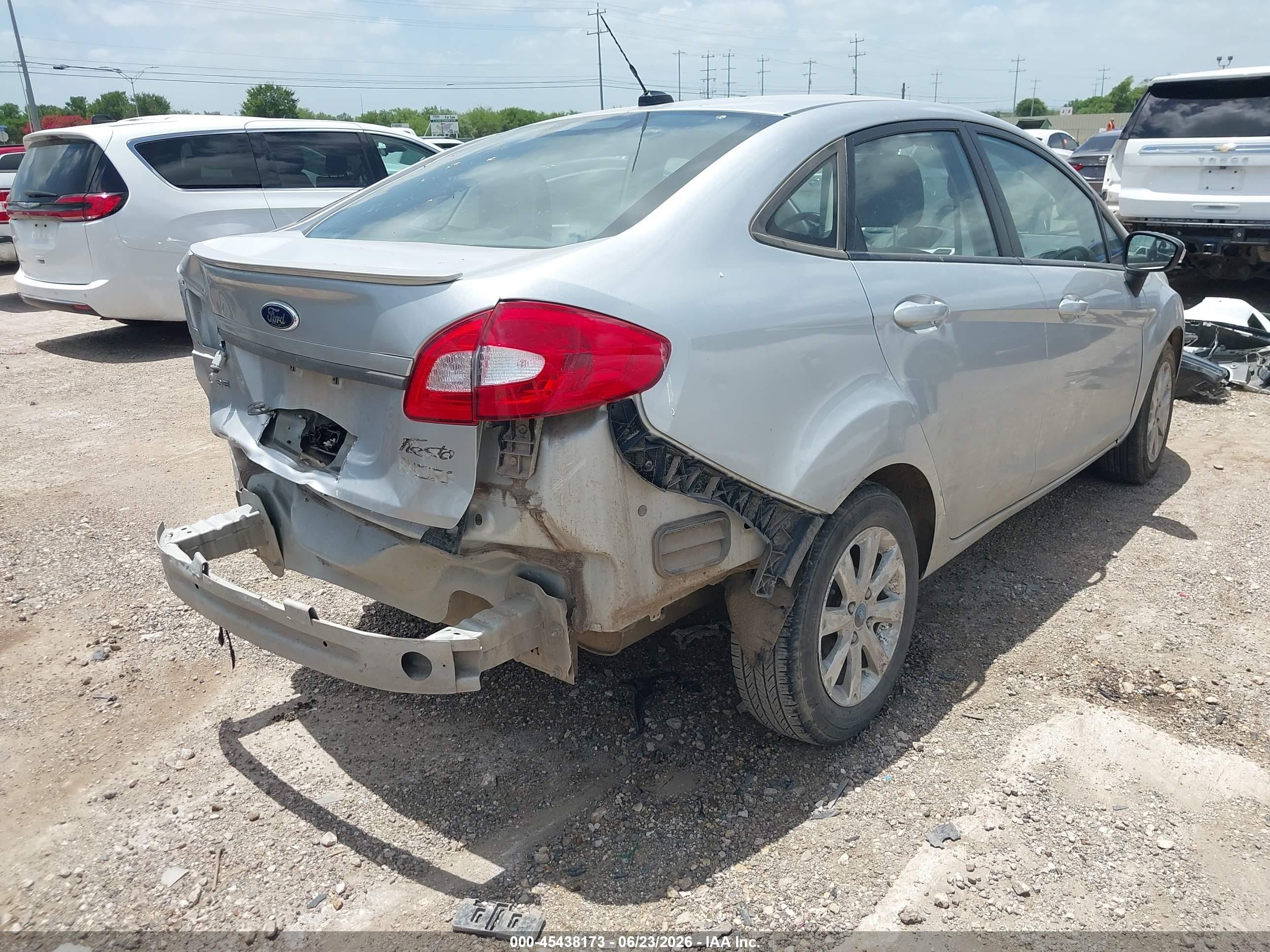 2013 Ford Fiesta Se Silver vin: 3FADP4BJ7DM220156