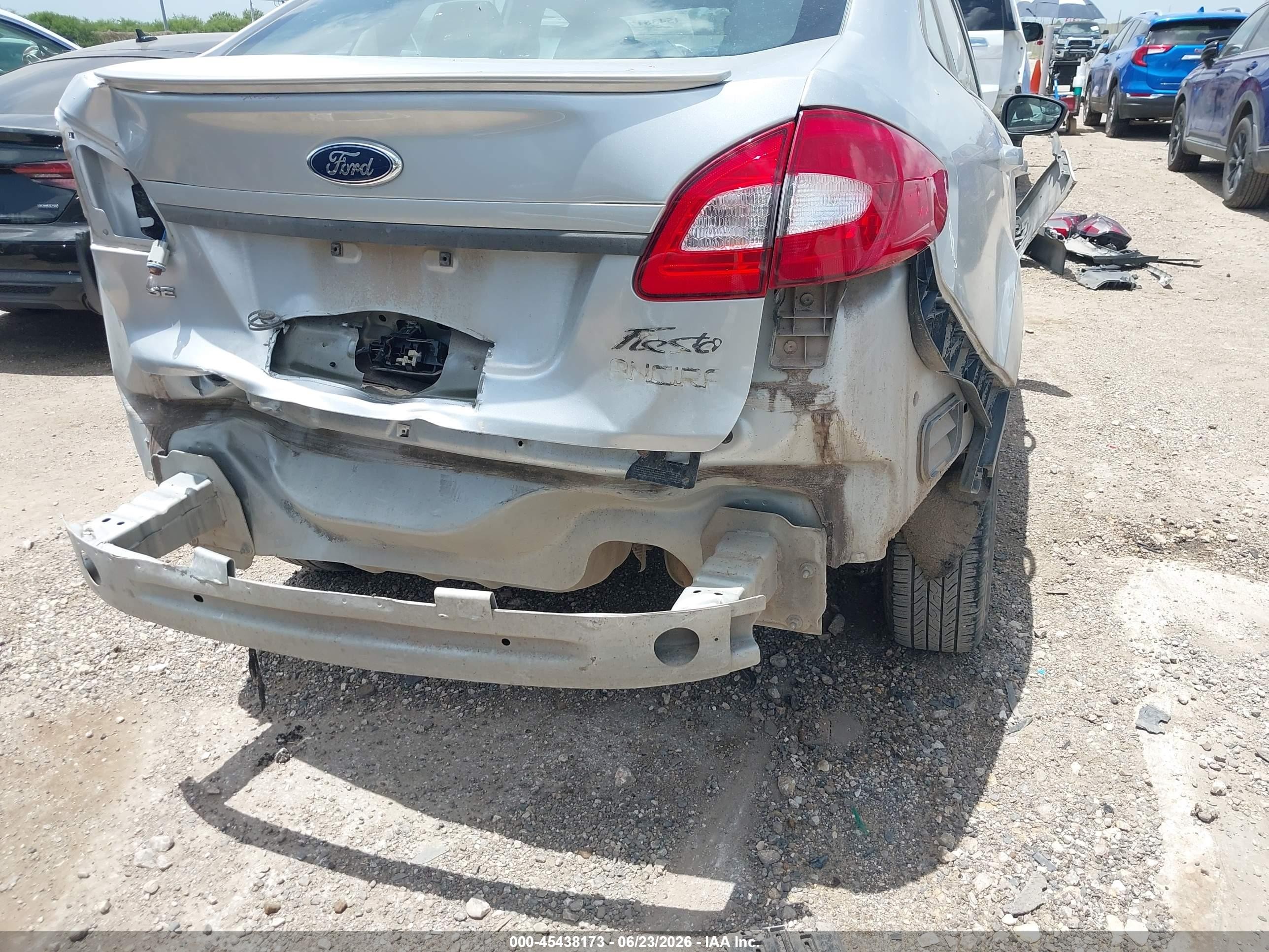 2013 Ford Fiesta Se Silver vin: 3FADP4BJ7DM220156