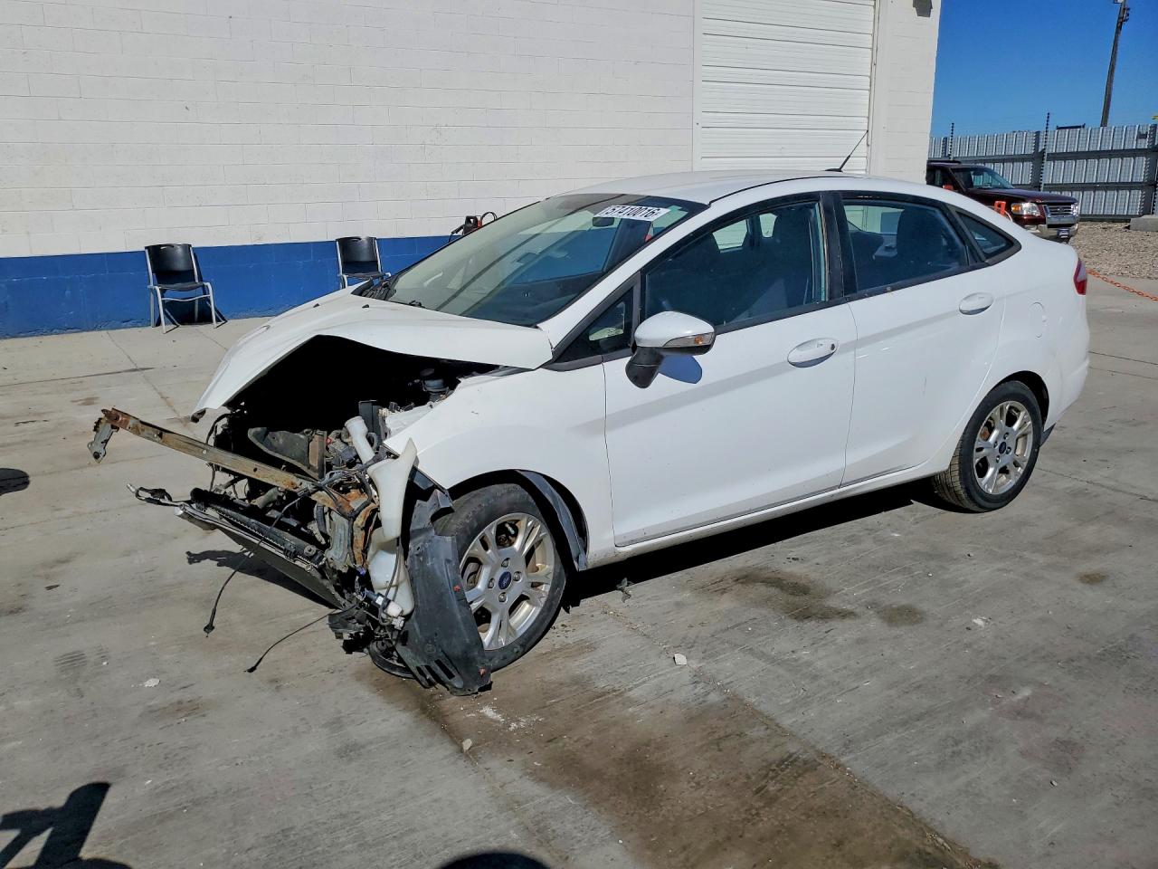 2014 Ford Fiesta Se White vin: 3FADP4BJ7EM102383