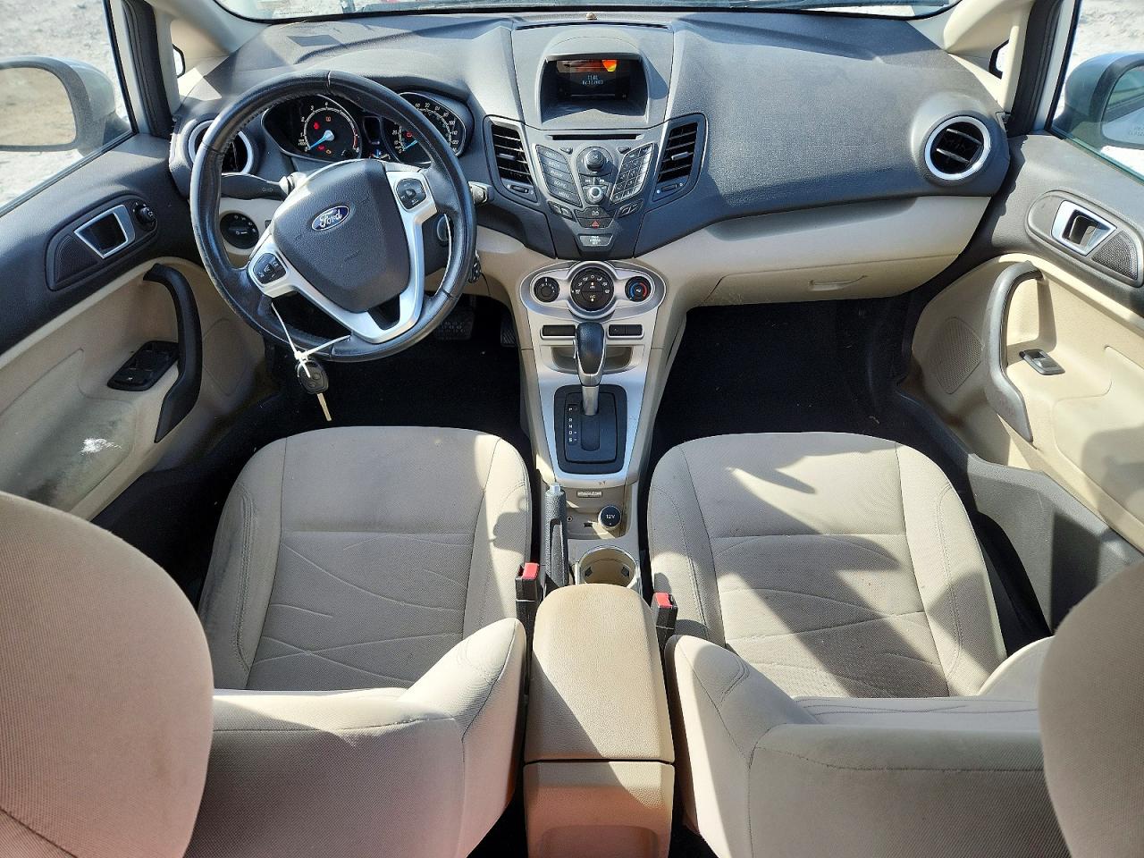 2014 Ford Fiesta Se Silver vin: 3FADP4BJ7EM132855