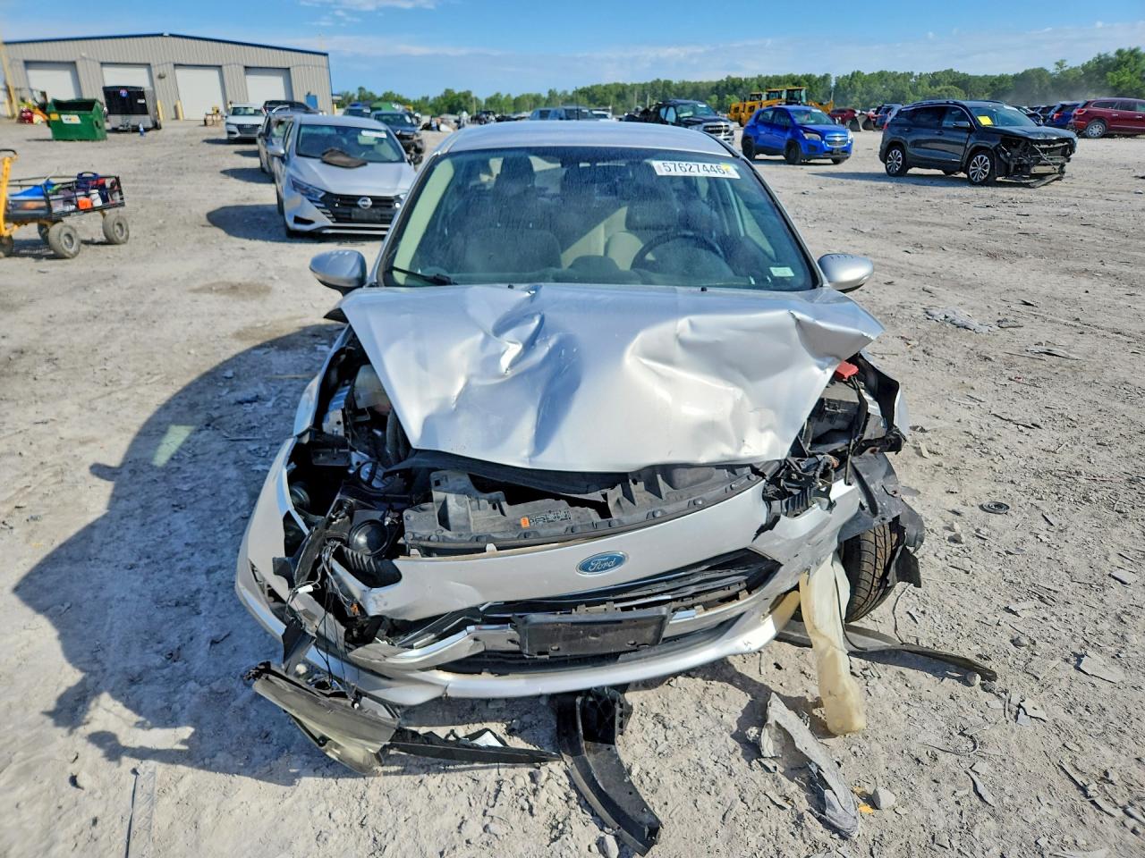 2014 Ford Fiesta Se Silver vin: 3FADP4BJ7EM132855