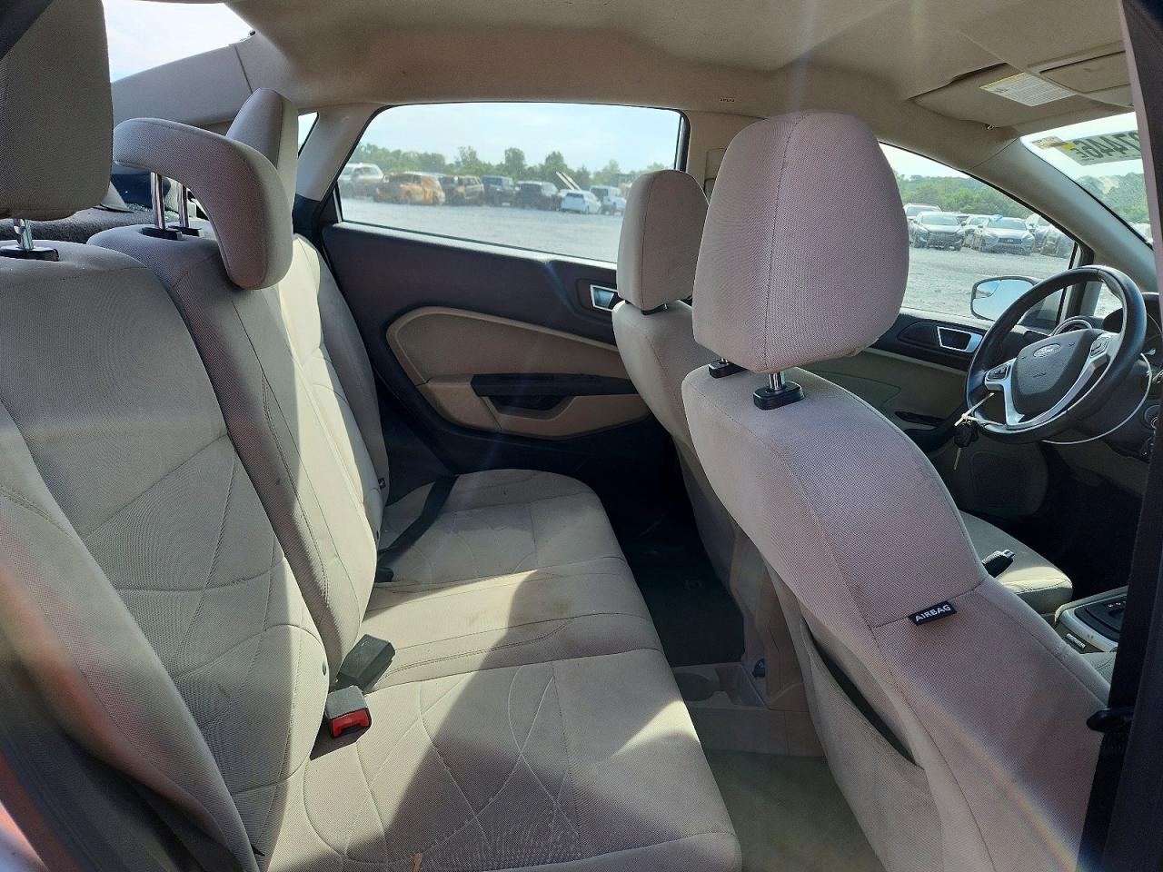 2014 Ford Fiesta Se Silver vin: 3FADP4BJ7EM132855