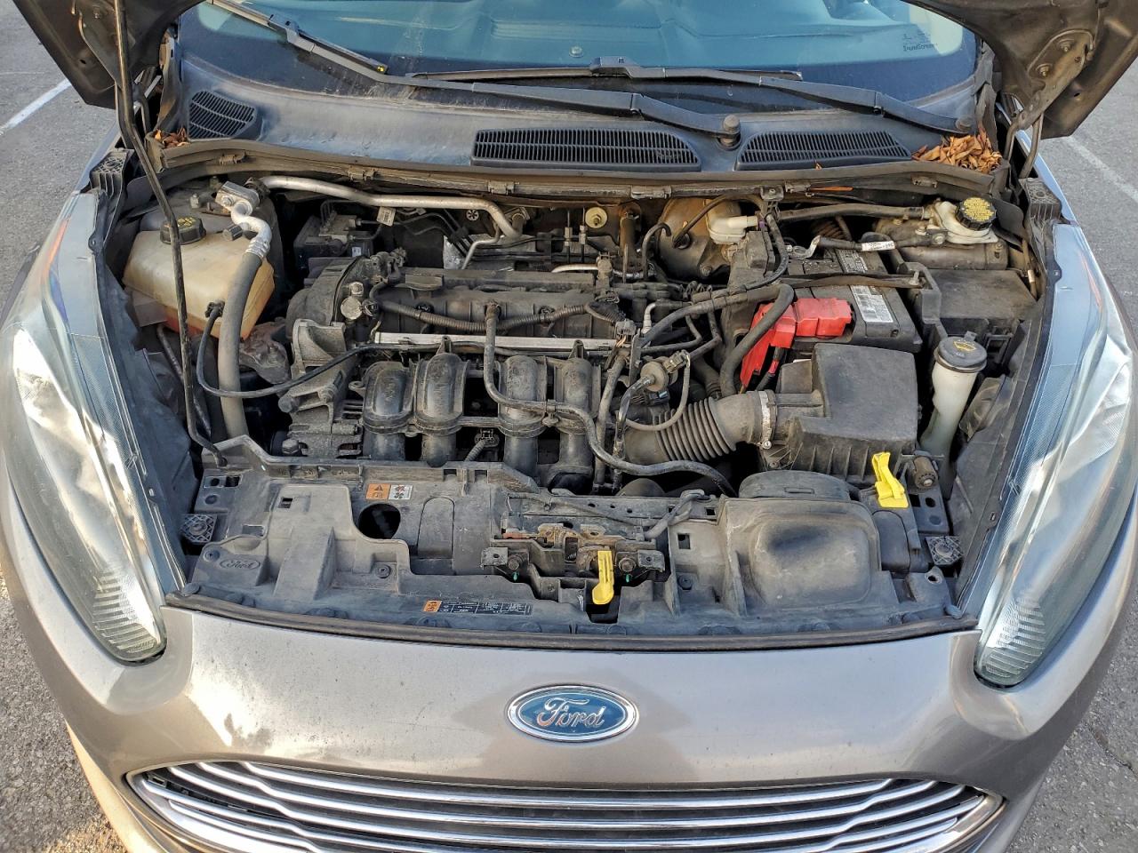 2014 Ford Fiesta Se Серый vin: 3FADP4BJ7EM133343