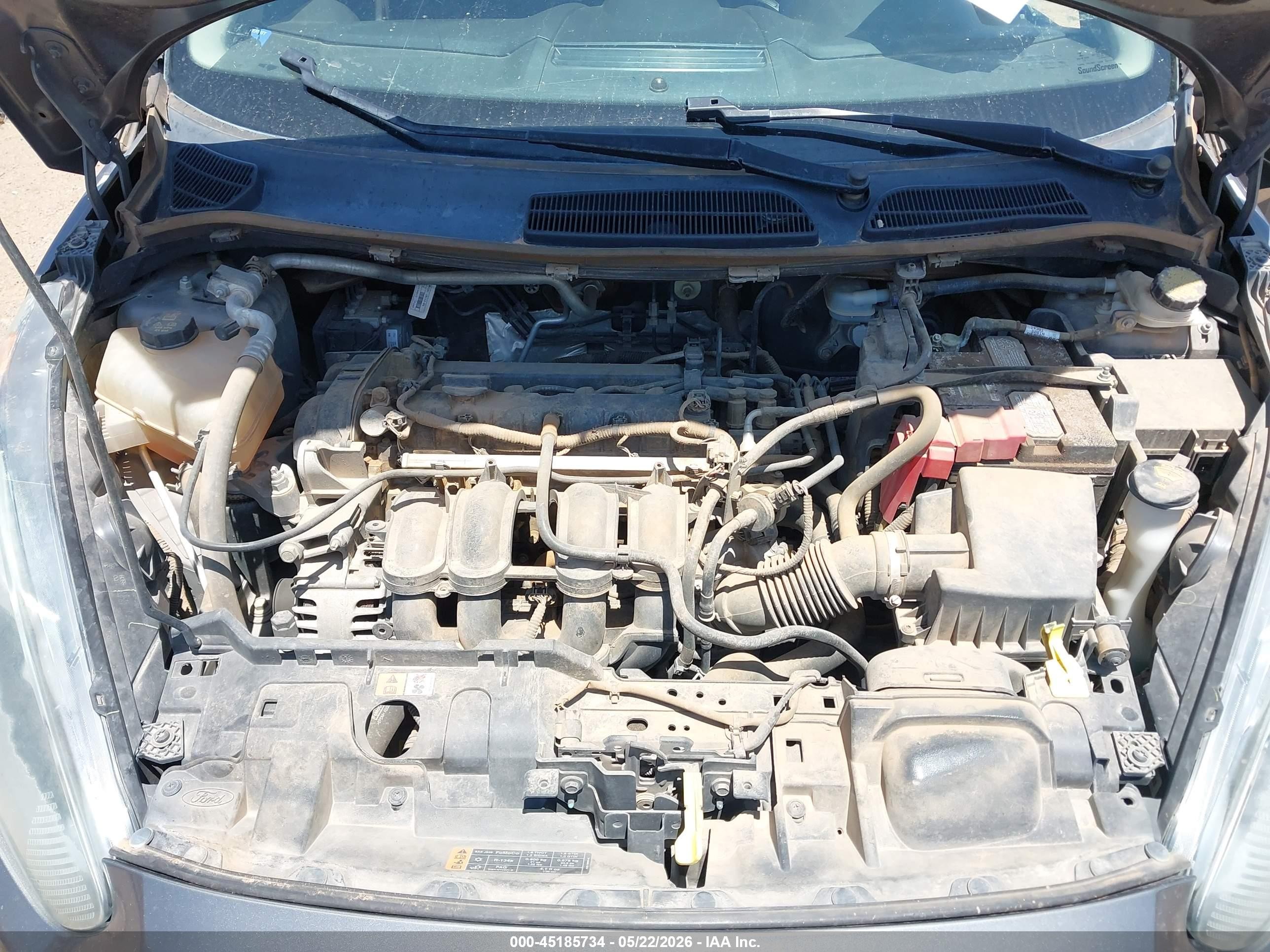 2014 Ford Fiesta Se Pewter vin: 3FADP4BJ7EM183000