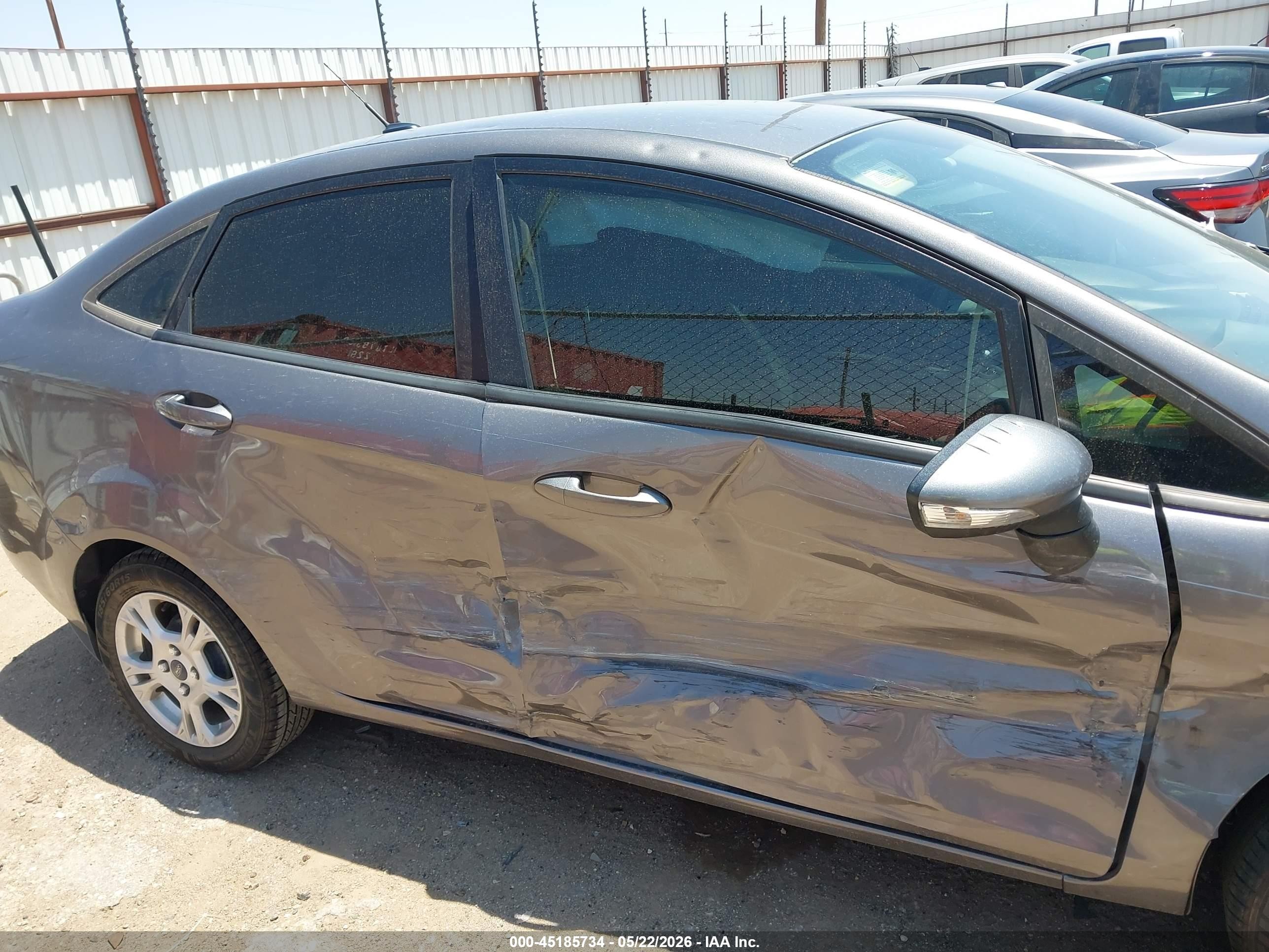 2014 Ford Fiesta Se Pewter vin: 3FADP4BJ7EM183000